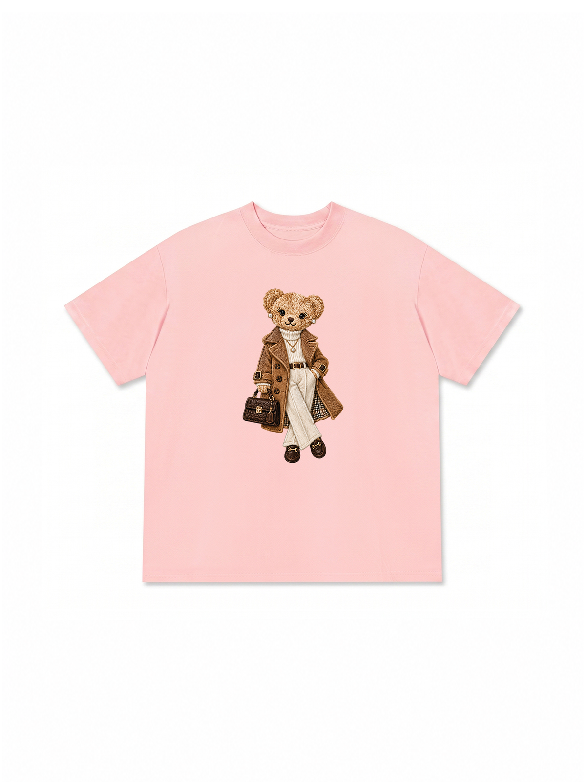 Áo Thun Relaxed Fit Bear With Trend Coat