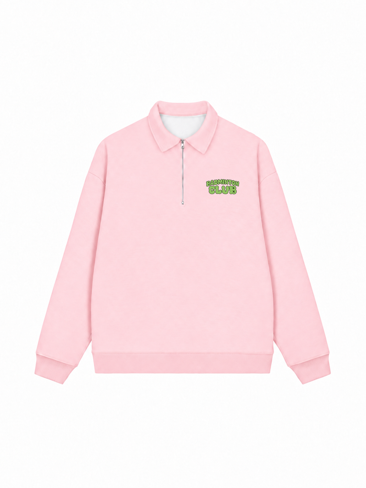 Áo Sweater Polo Nỉ Hai Da Badminton Club