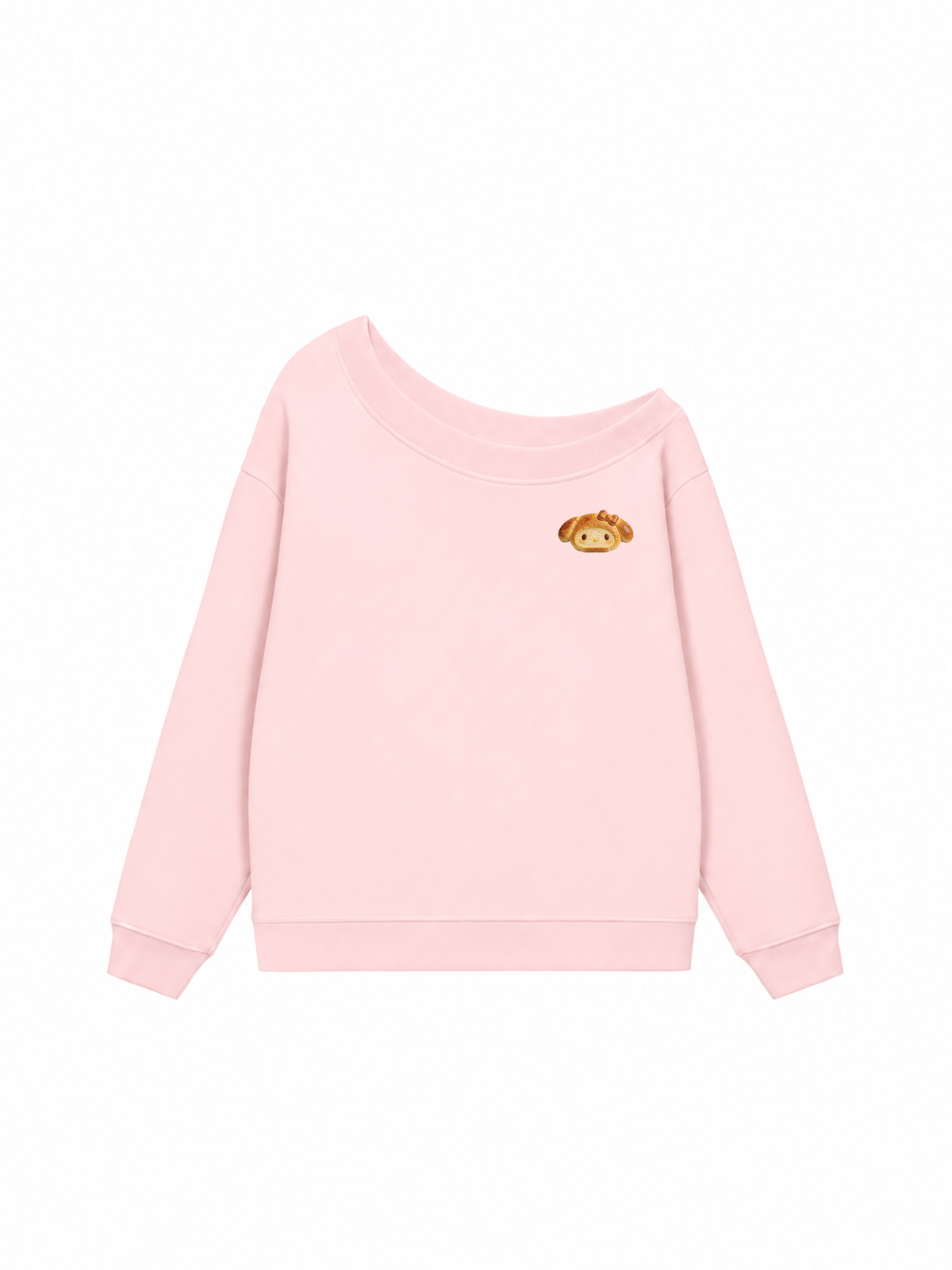 Áo Sweater Lệch Vai Nỉ Hai Da Bready Cutie
