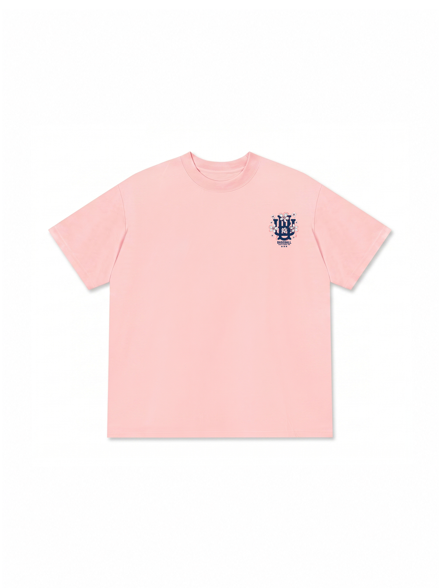 Áo Thun Relaxed Fit Master Baseball Blue White Flower