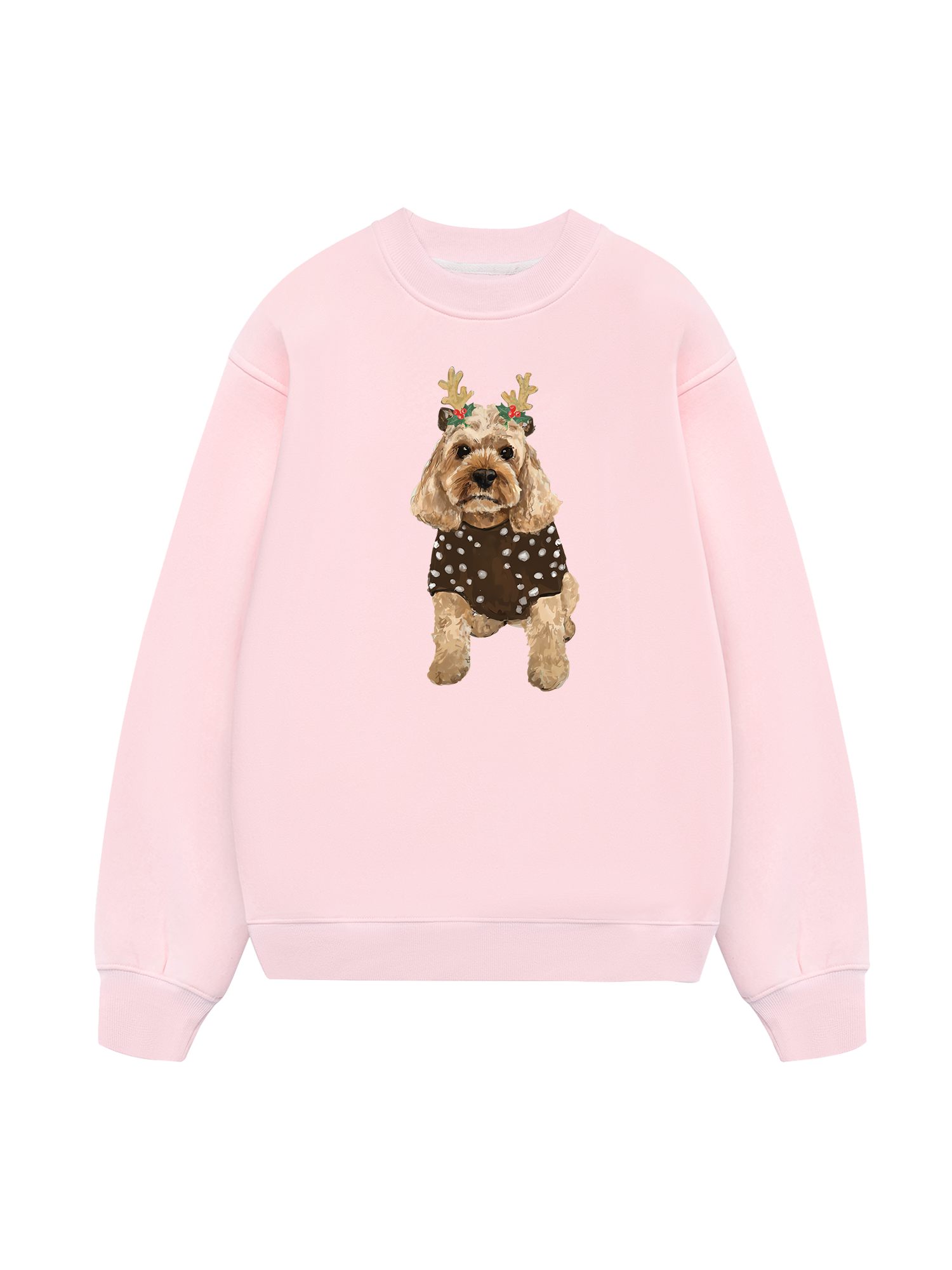 Holiday Poodle Christmas Sweater