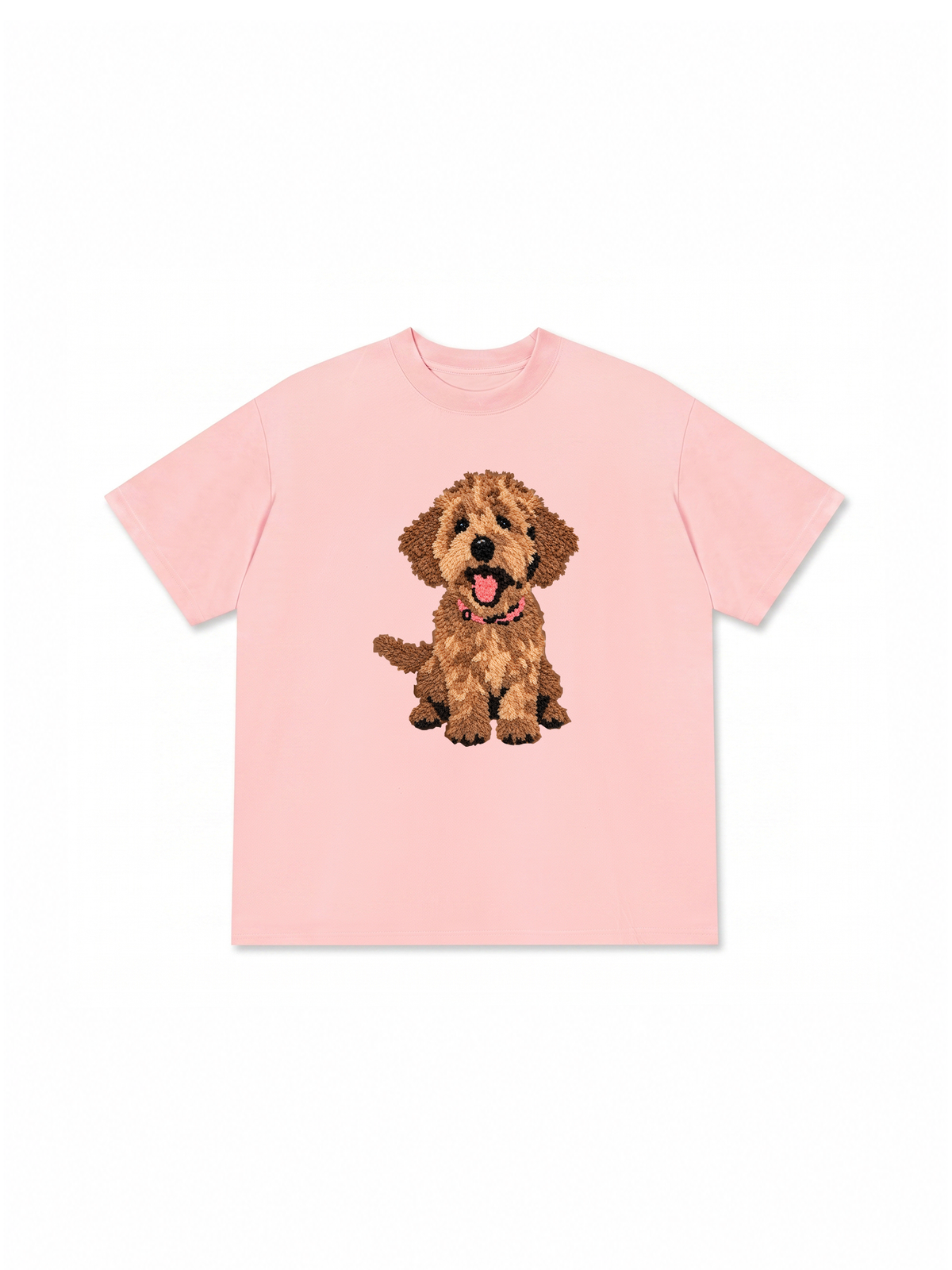Áo Thun Relaxed Fit Cute Brown Puppy