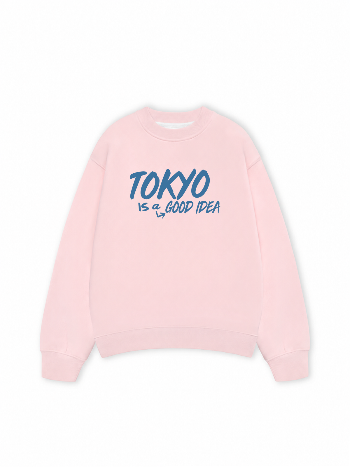 Áo Sweater Nỉ Hai Da City Tokyo Always Is A Good Idea