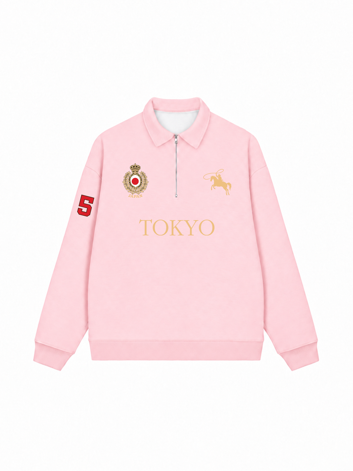 Áo Sweater Polo Nỉ Hai Da Vintage Tokyo