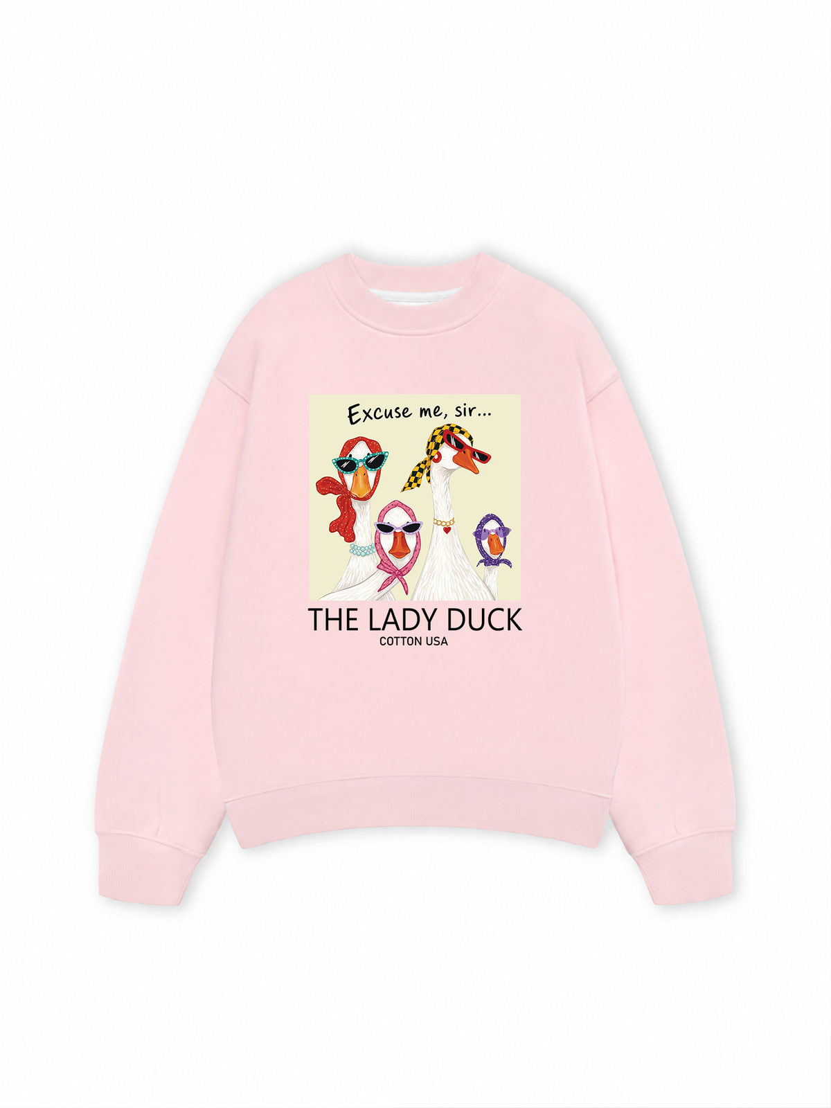 Áo Sweater Nỉ Hai Da Farrm Lady Duck