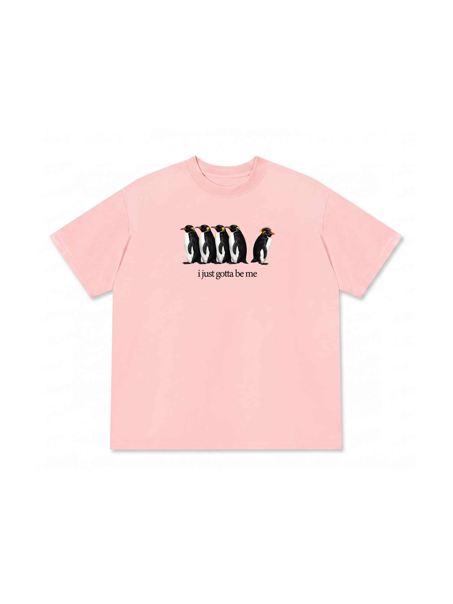 Áo Thun Relaxed Fit I Just Gotta Be Me Penguin