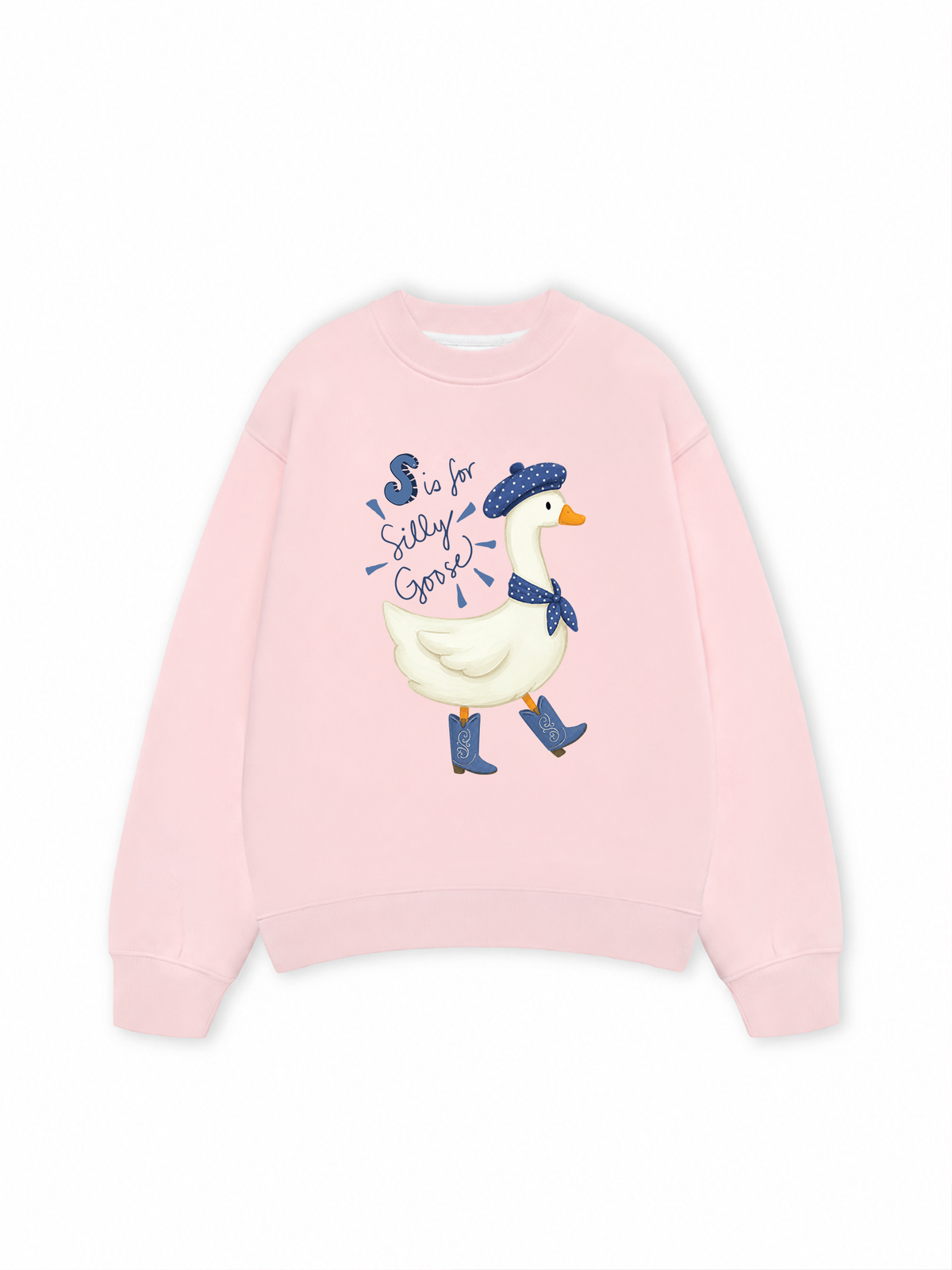 Áo Sweater Nỉ Hai Da Farm Silly Goose