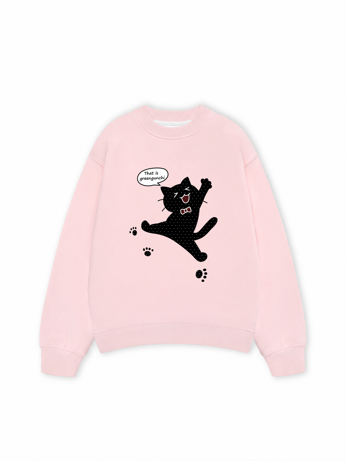 Áo Sweater Nỉ Hai Da Dotty Mood Cute Cat
