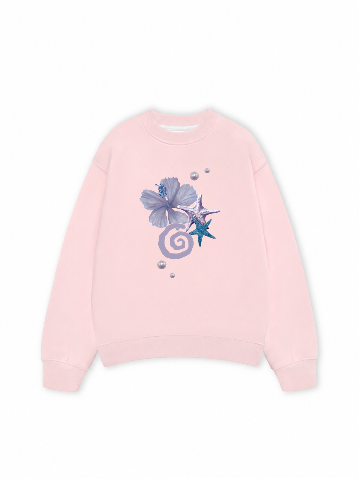 Áo Sweater Nỉ Hai Da Tropical Pearl Coast