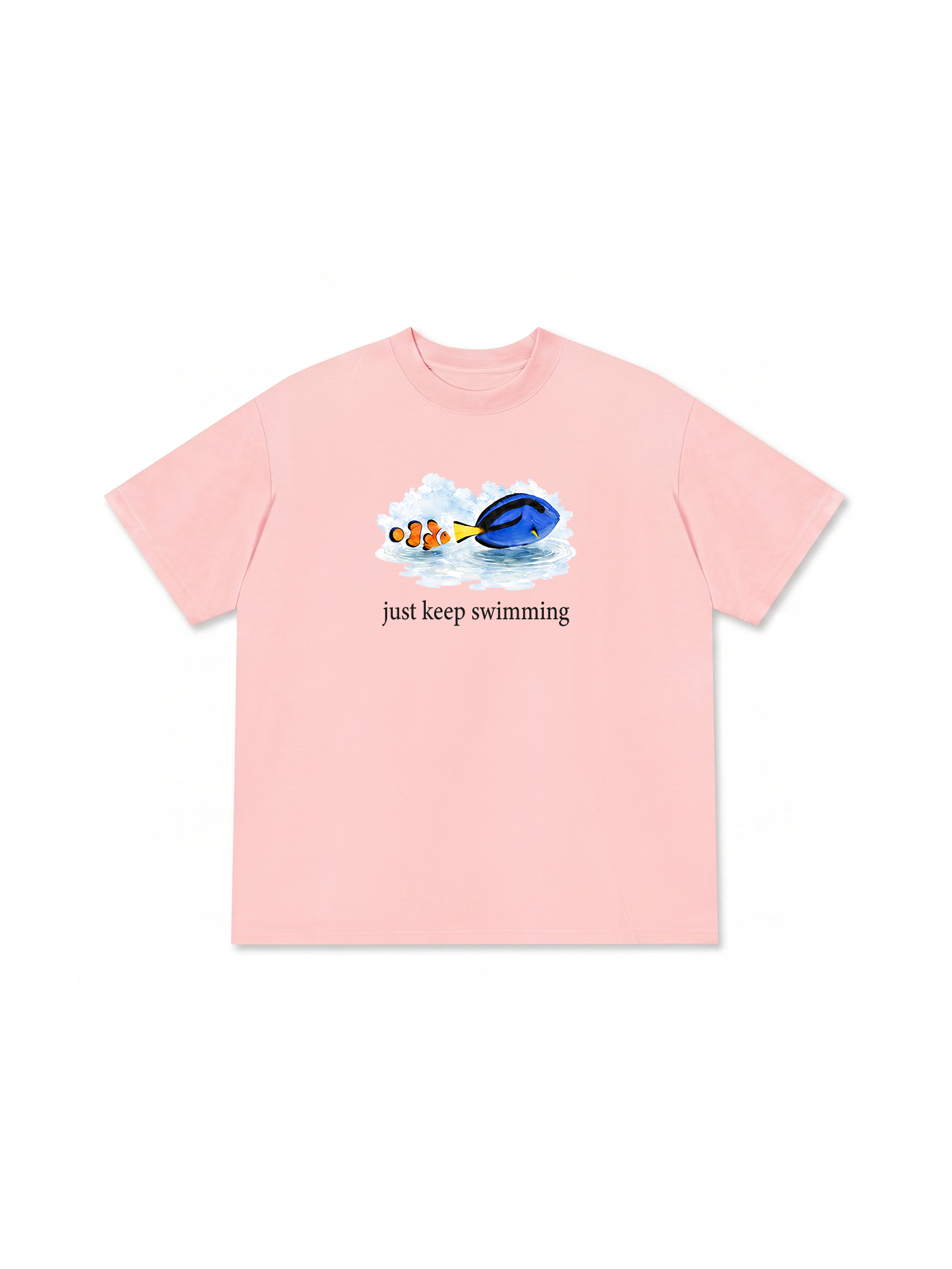 Áo Thun Relaxed Fit Just Keep Swimming