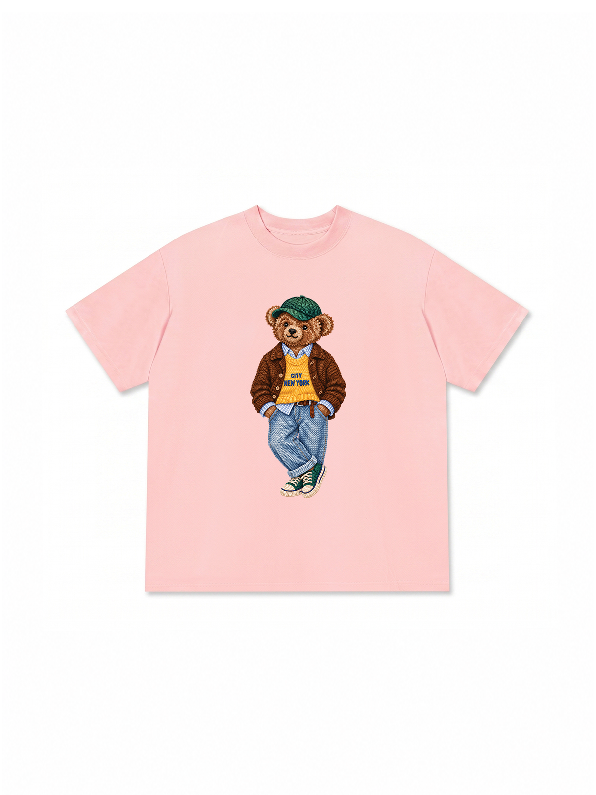 Áo Thun Relaxed Fit Bear Autumn Outfit