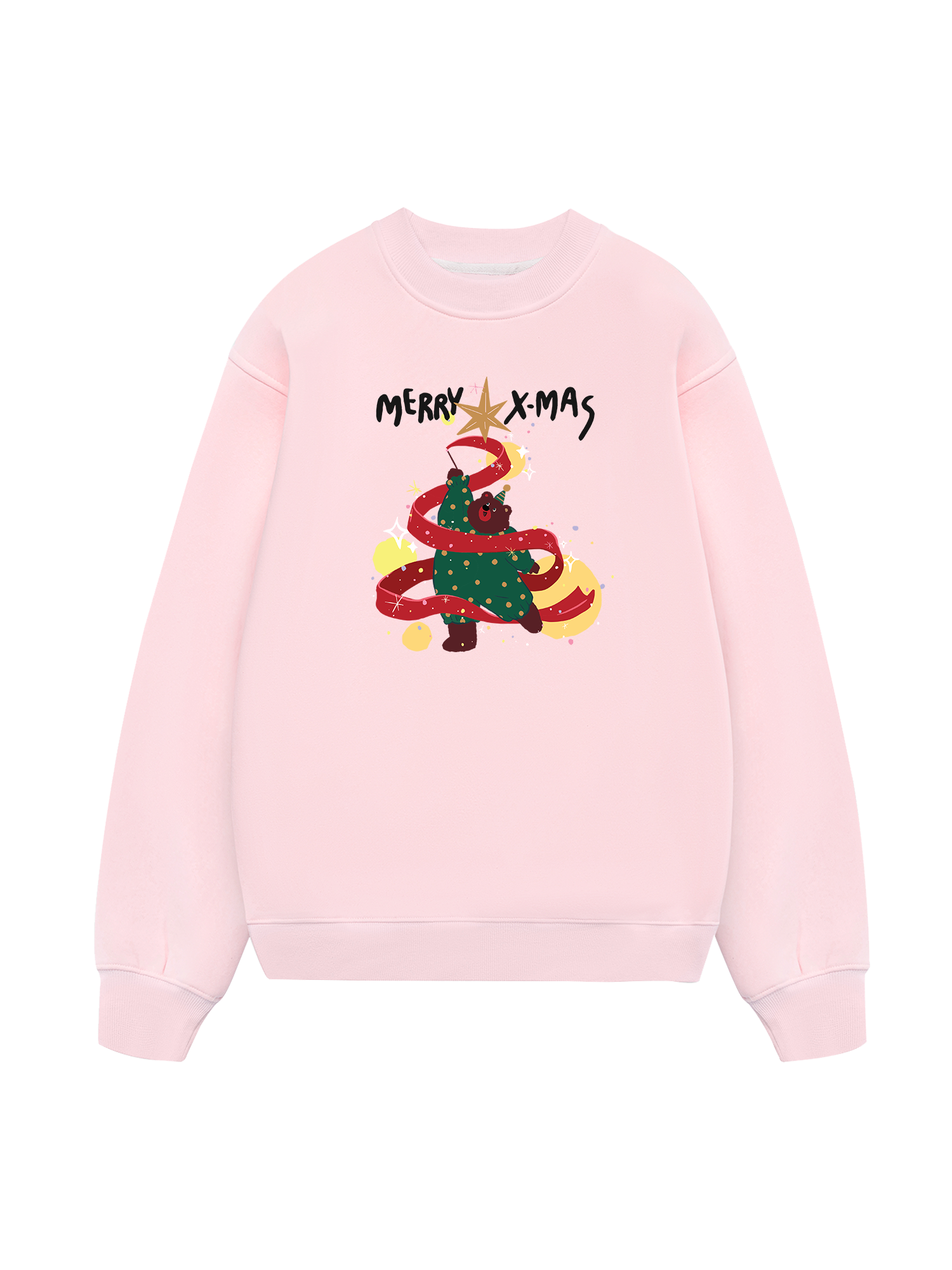 Xmas Tree Brown Bear  Sweater