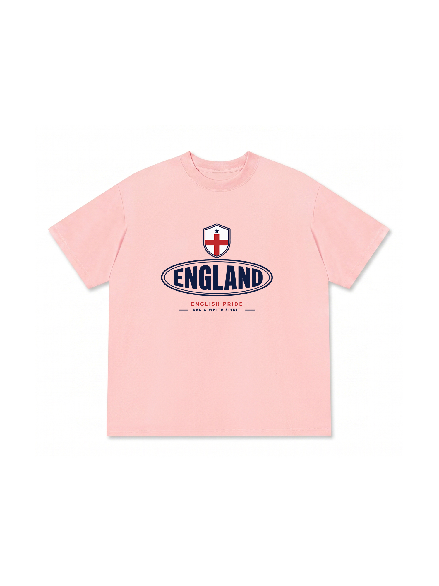 Áo Thun Relaxed Fit Soccer England Red White Spirit