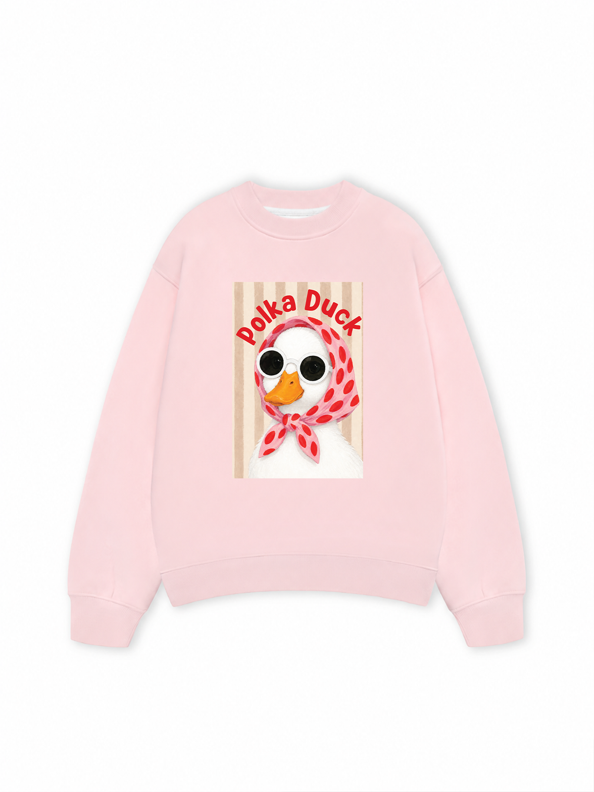 Áo Sweater Nỉ Hai Da Farm Polka Duck