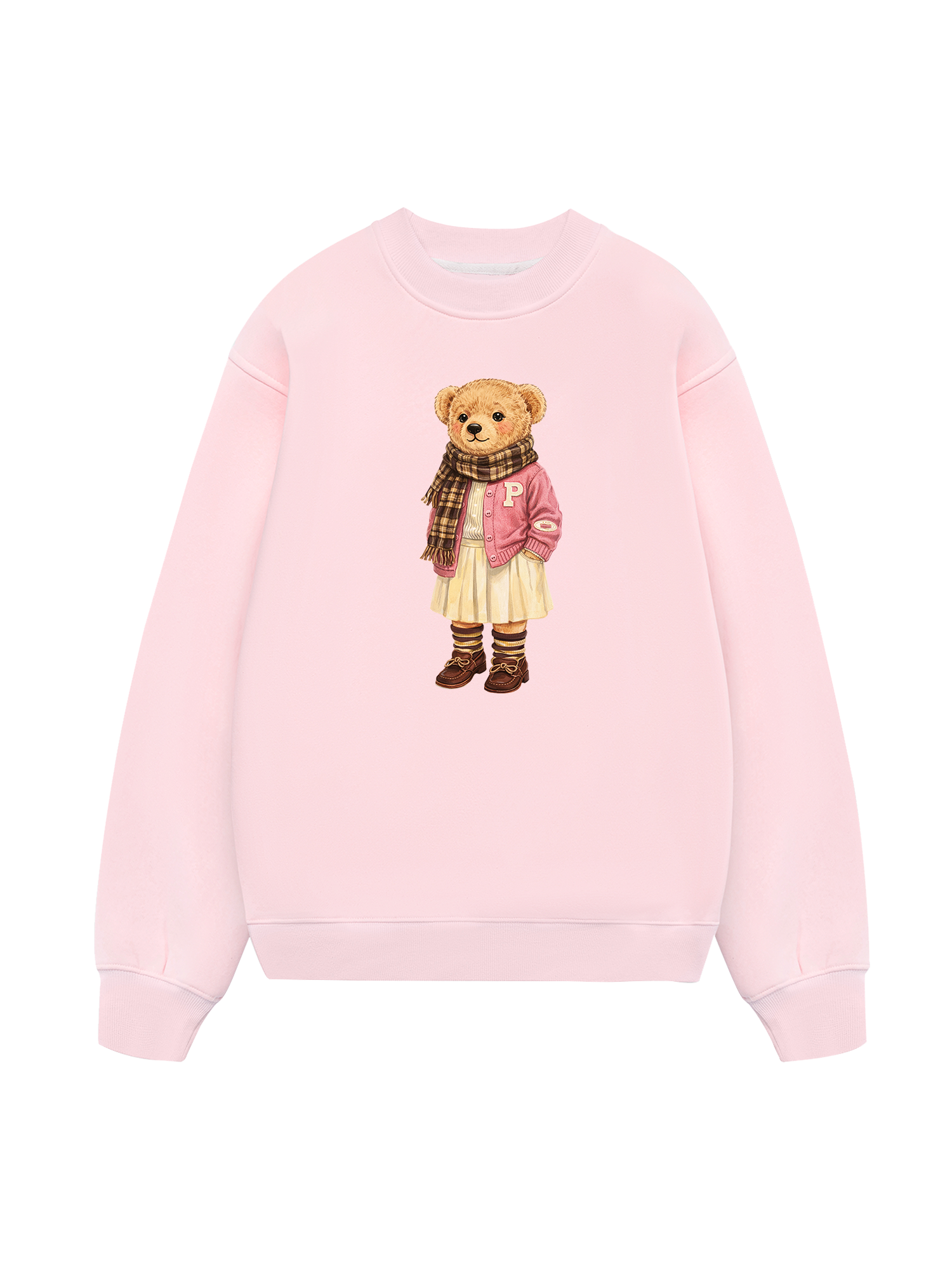 Pink Girl BearSweater