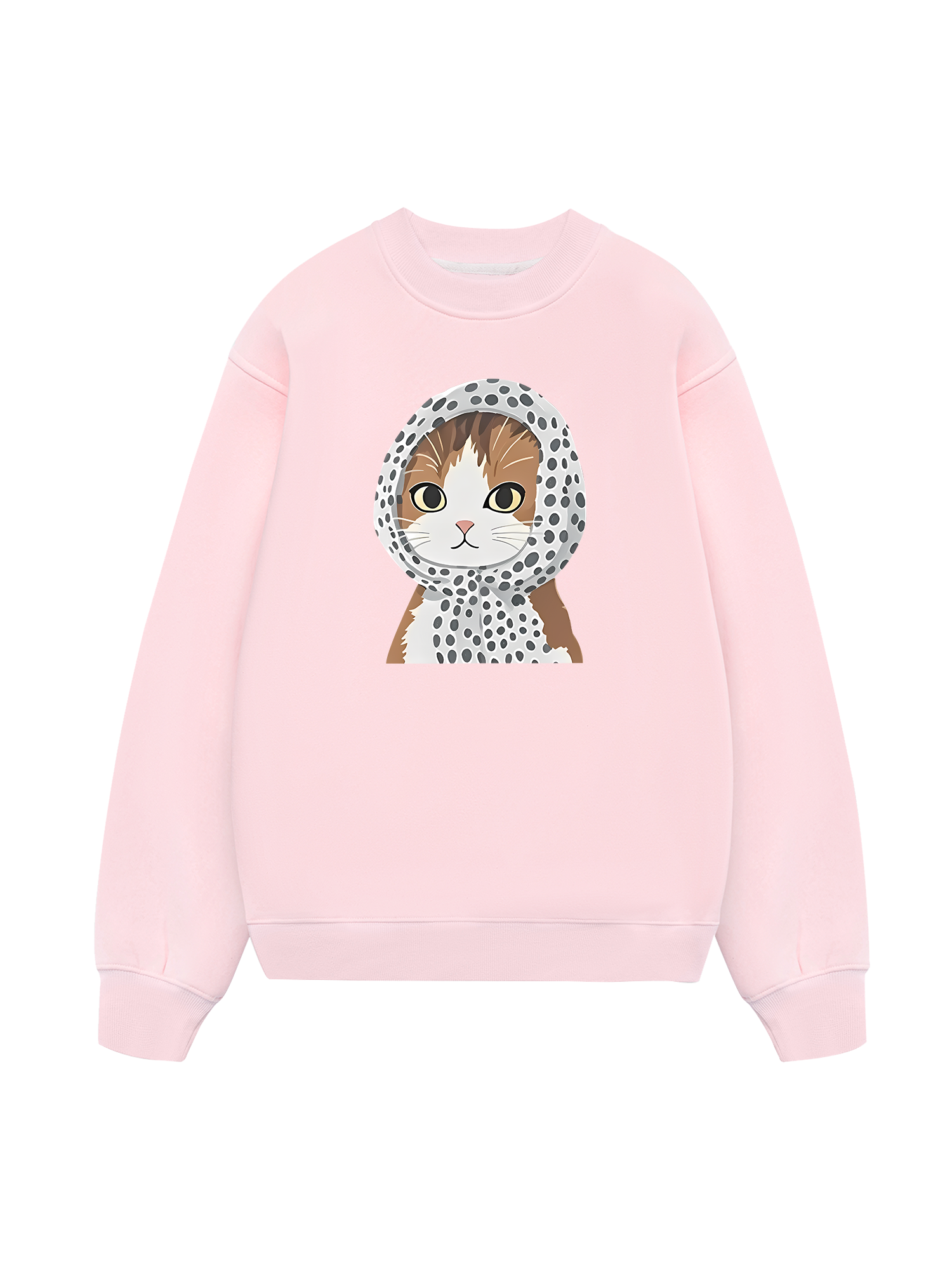 Winter Vibes Cute Cat Sweater