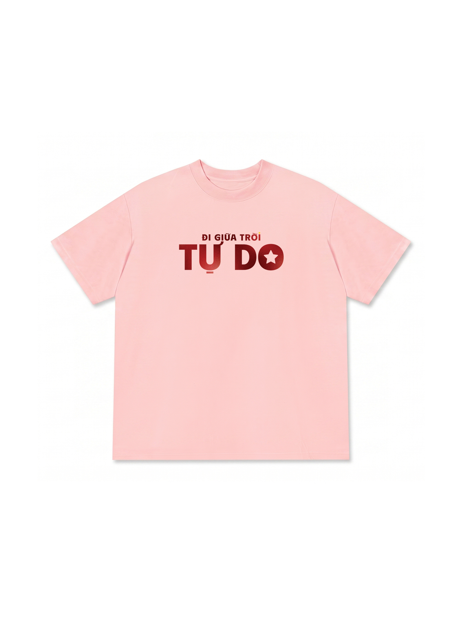 Áo Thun Relaxed Fit Đi Giữa Trời Tự Do