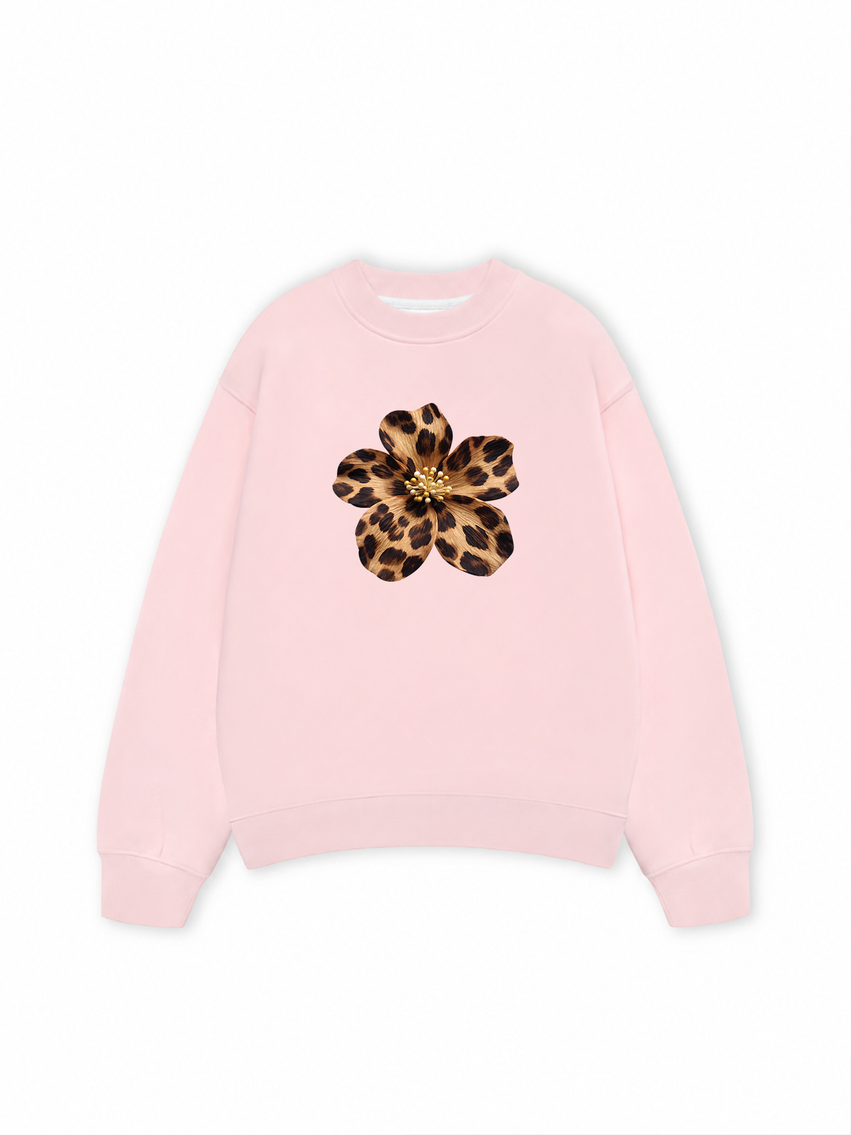 Áo Sweater Nỉ Hai Da Urban Leopard  Safari Spotted Petals