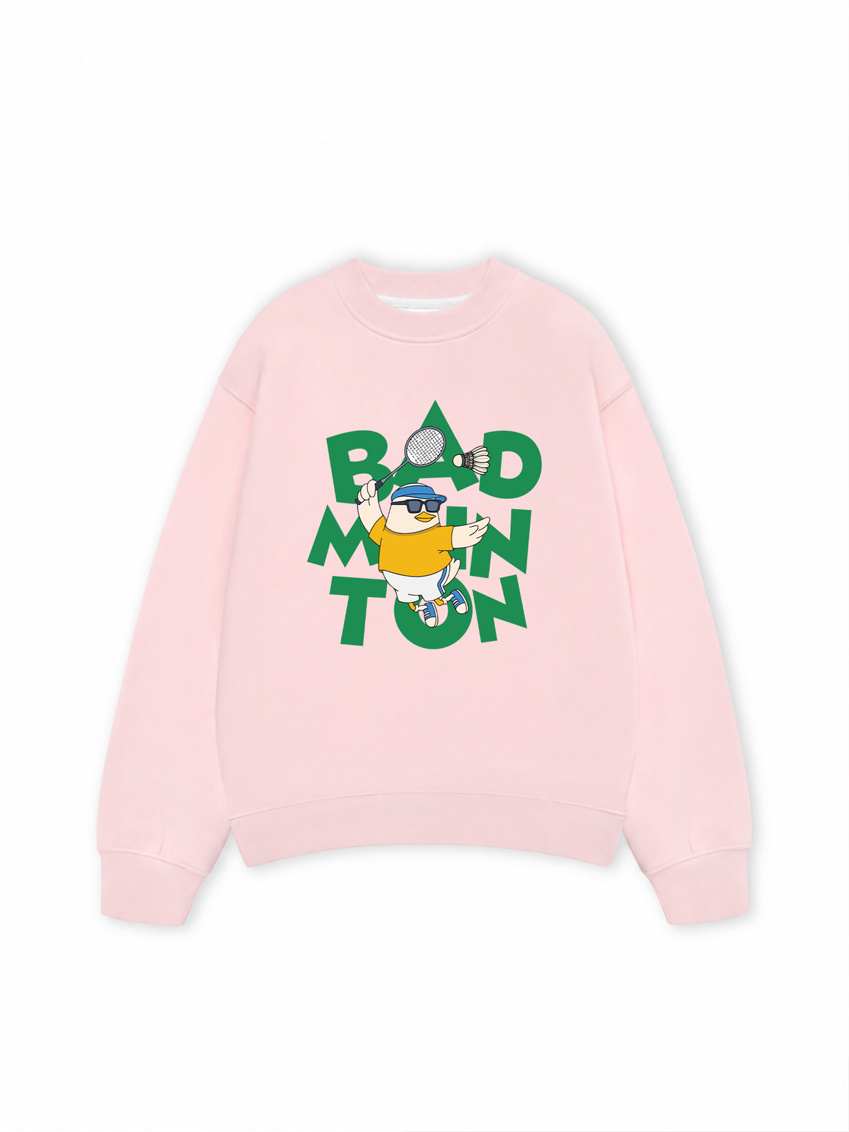 Áo Sweater Nỉ Hai Da Badminton Duck
