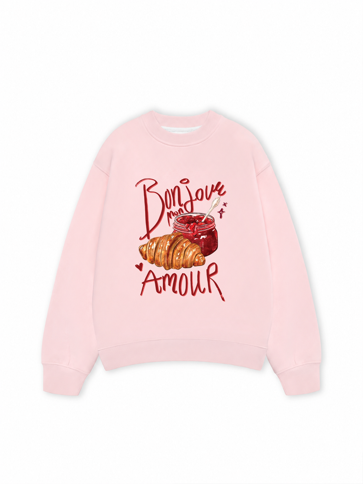 Áo Sweater Nỉ Hai Da Yummy Mood Bonjour Amour
