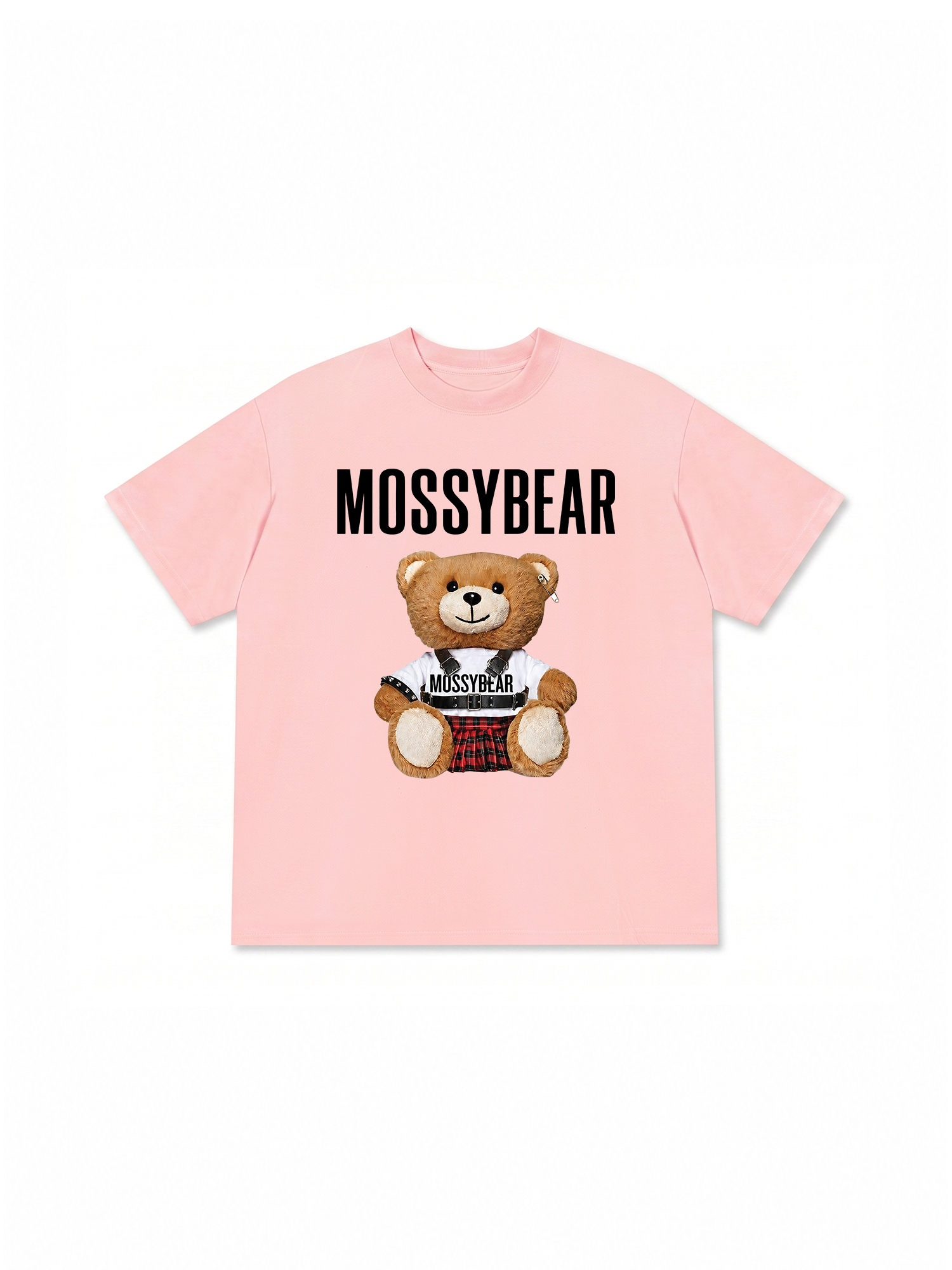 Áo Thun Relaxed Fit  Mossy Bear Plaid Bear