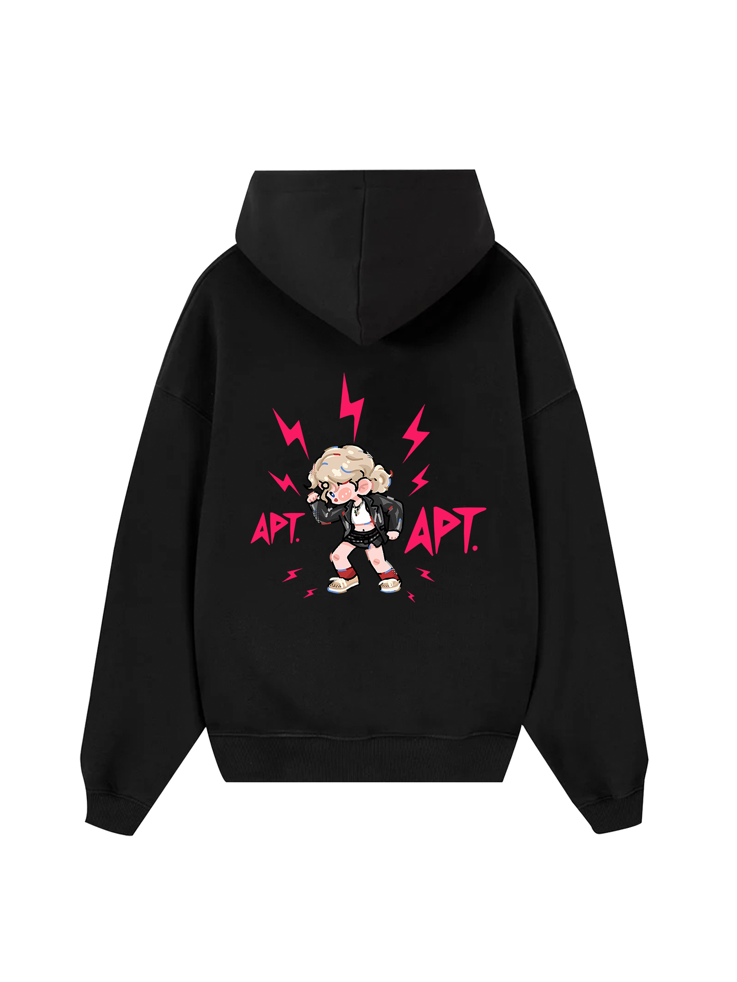 Black Pink Cute APT Hoodie