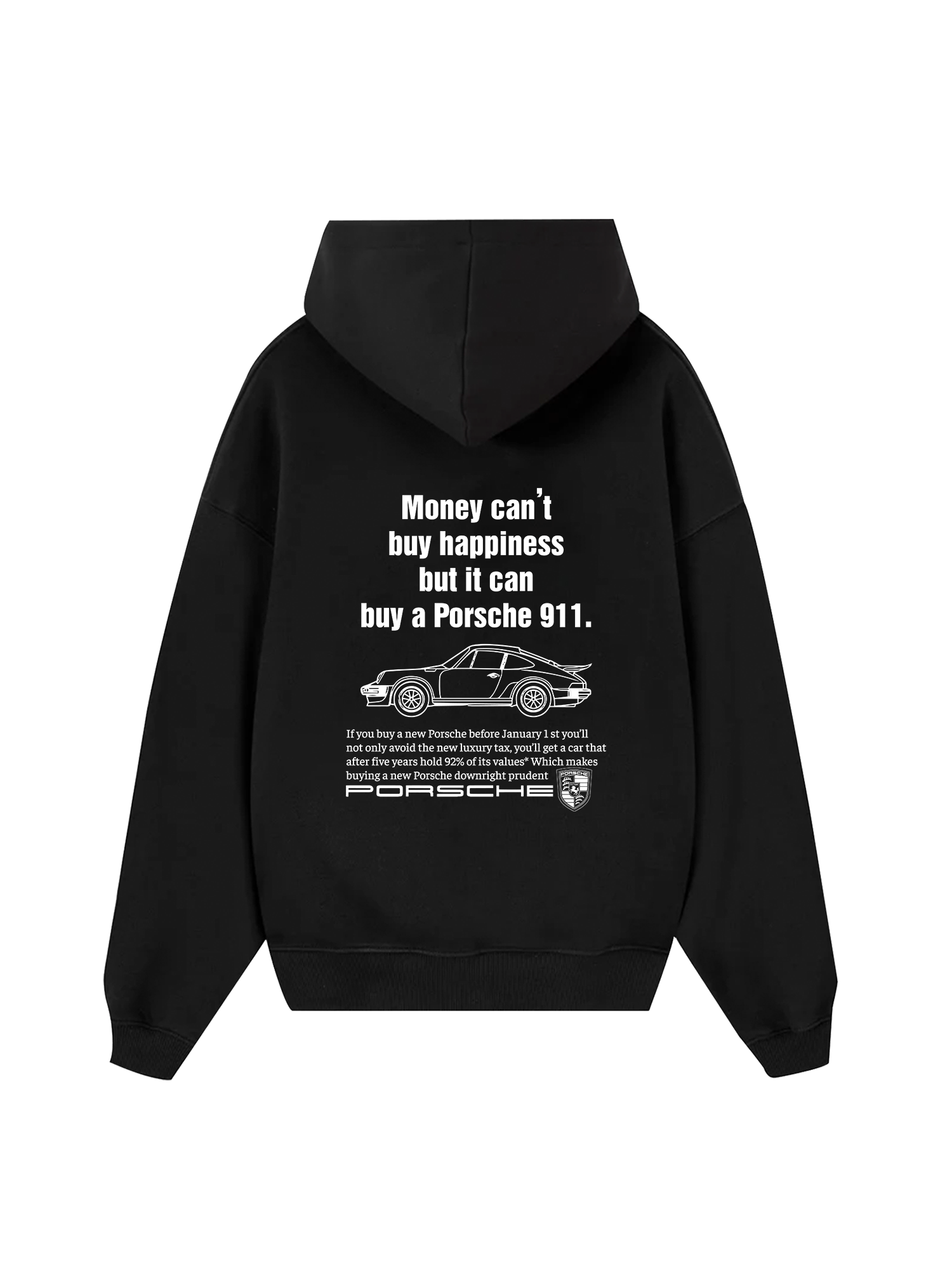 Porsche Money Can_t Buy Happiness Hoodie