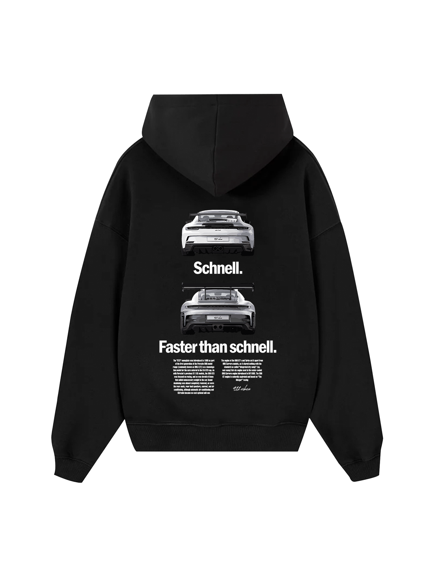 Porsche Faster Than Schnell Hoodie