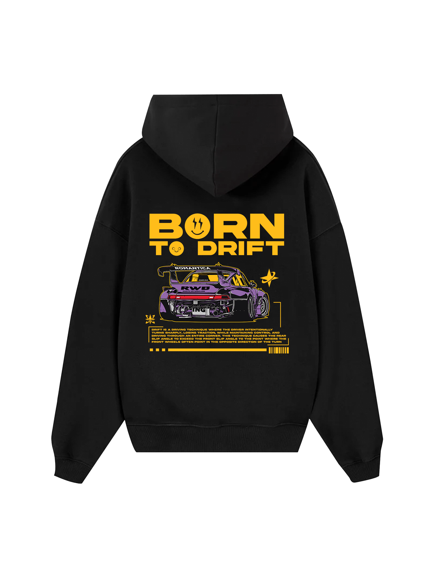 Porsche Born To Drift Hoodie