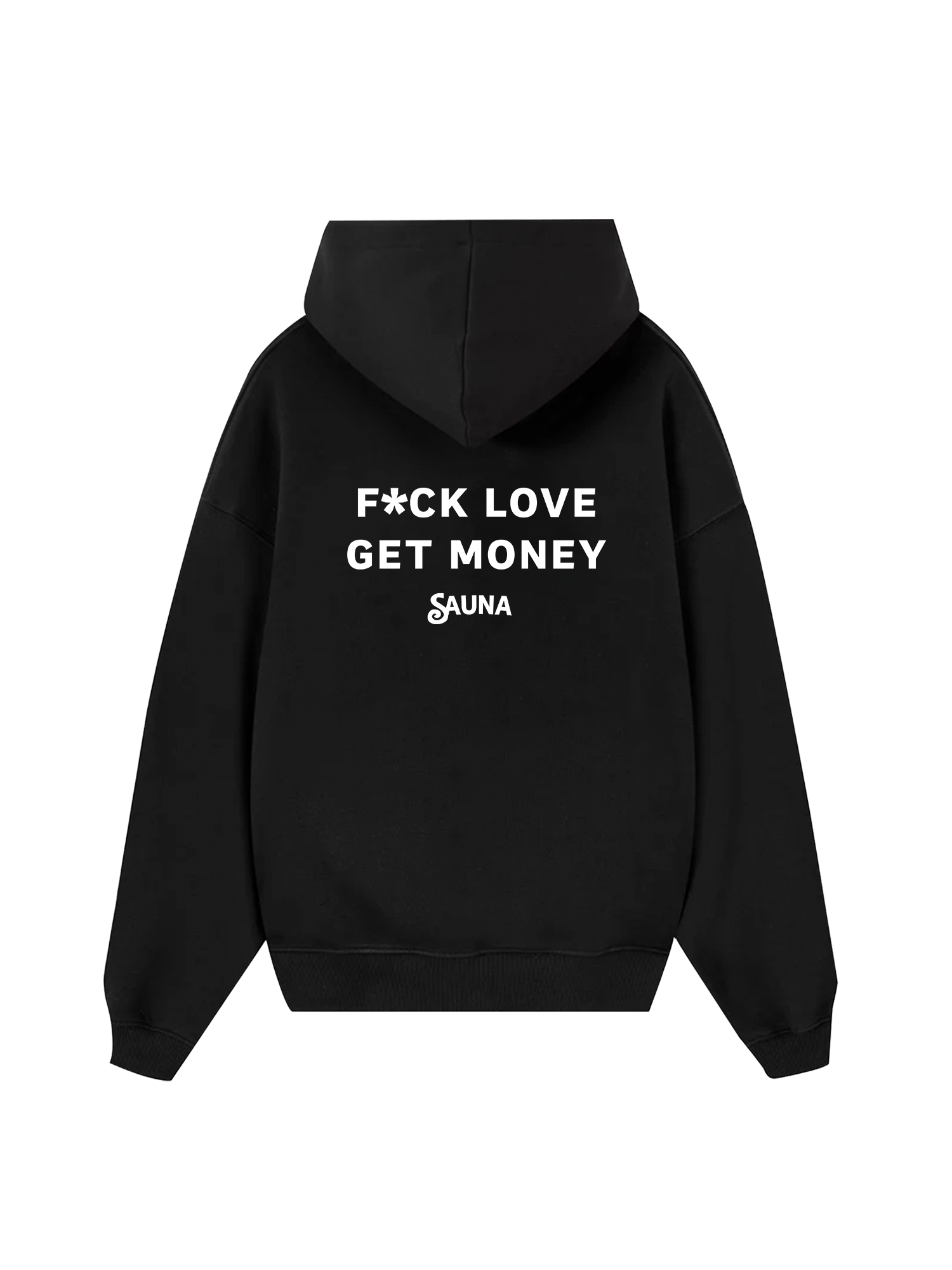 Rapper Fuck Love Get Money Hoodie