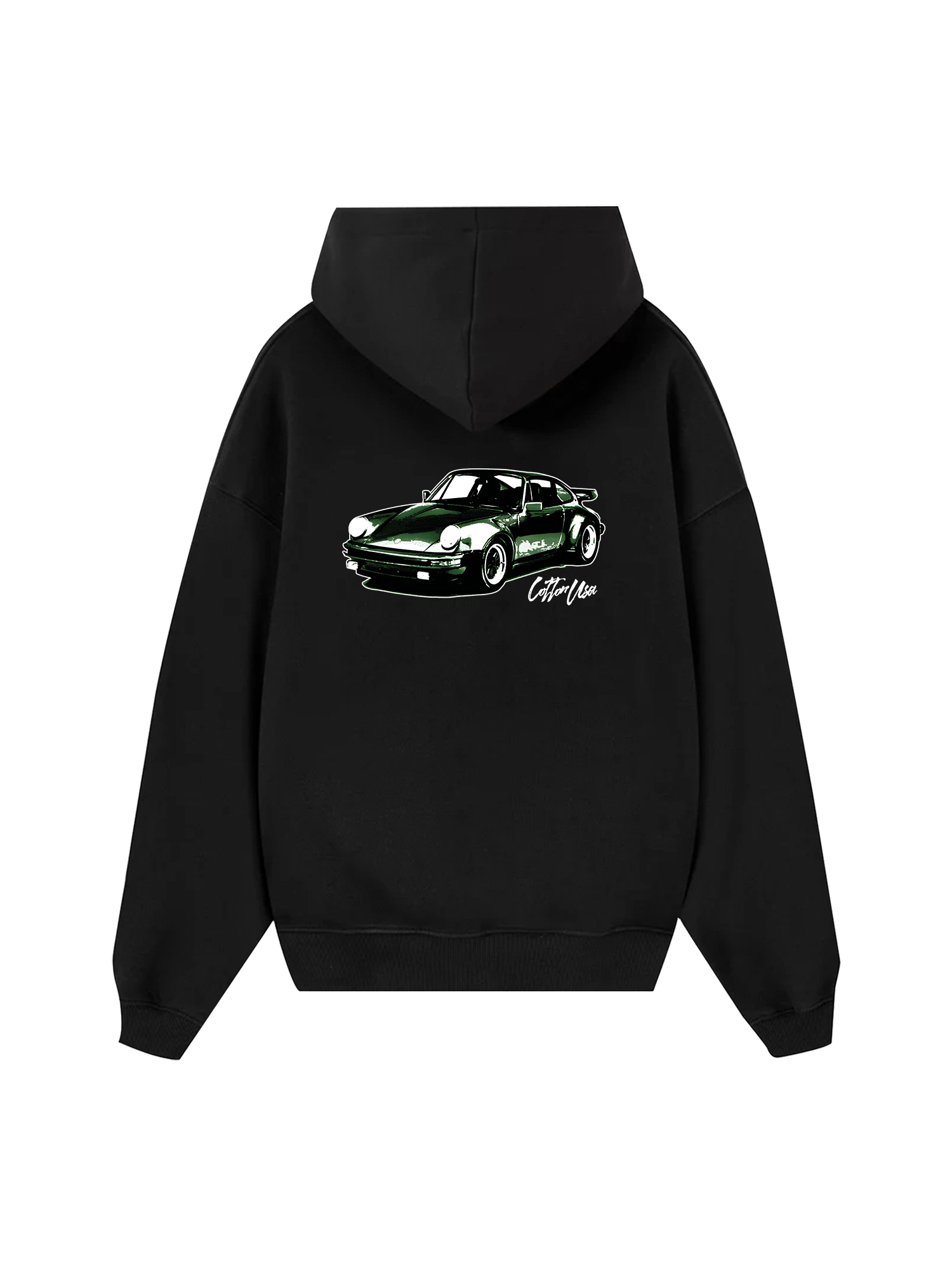 Classic Car Vintage Green Hoodie