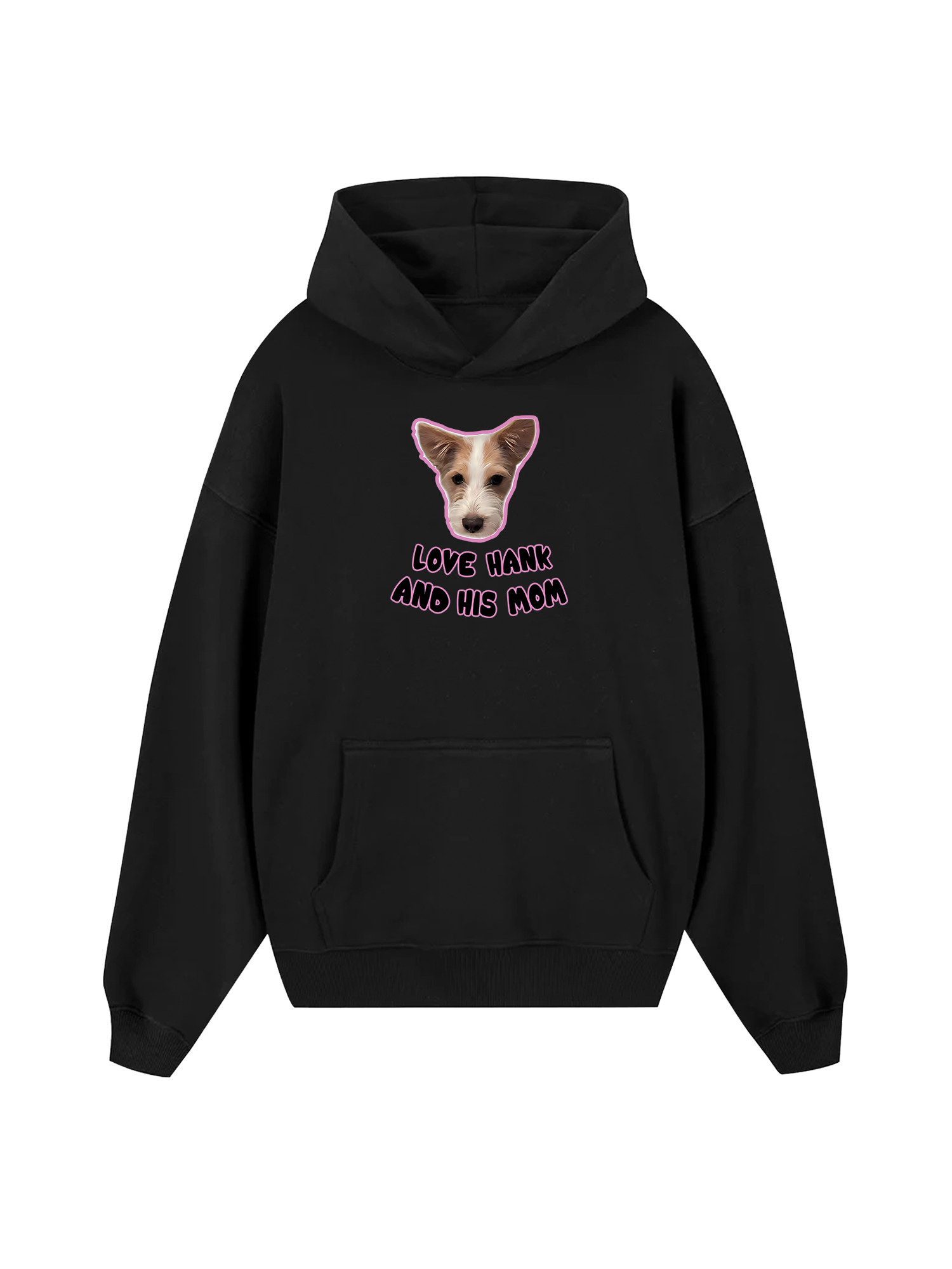Black Pink Love Hank Hoodie