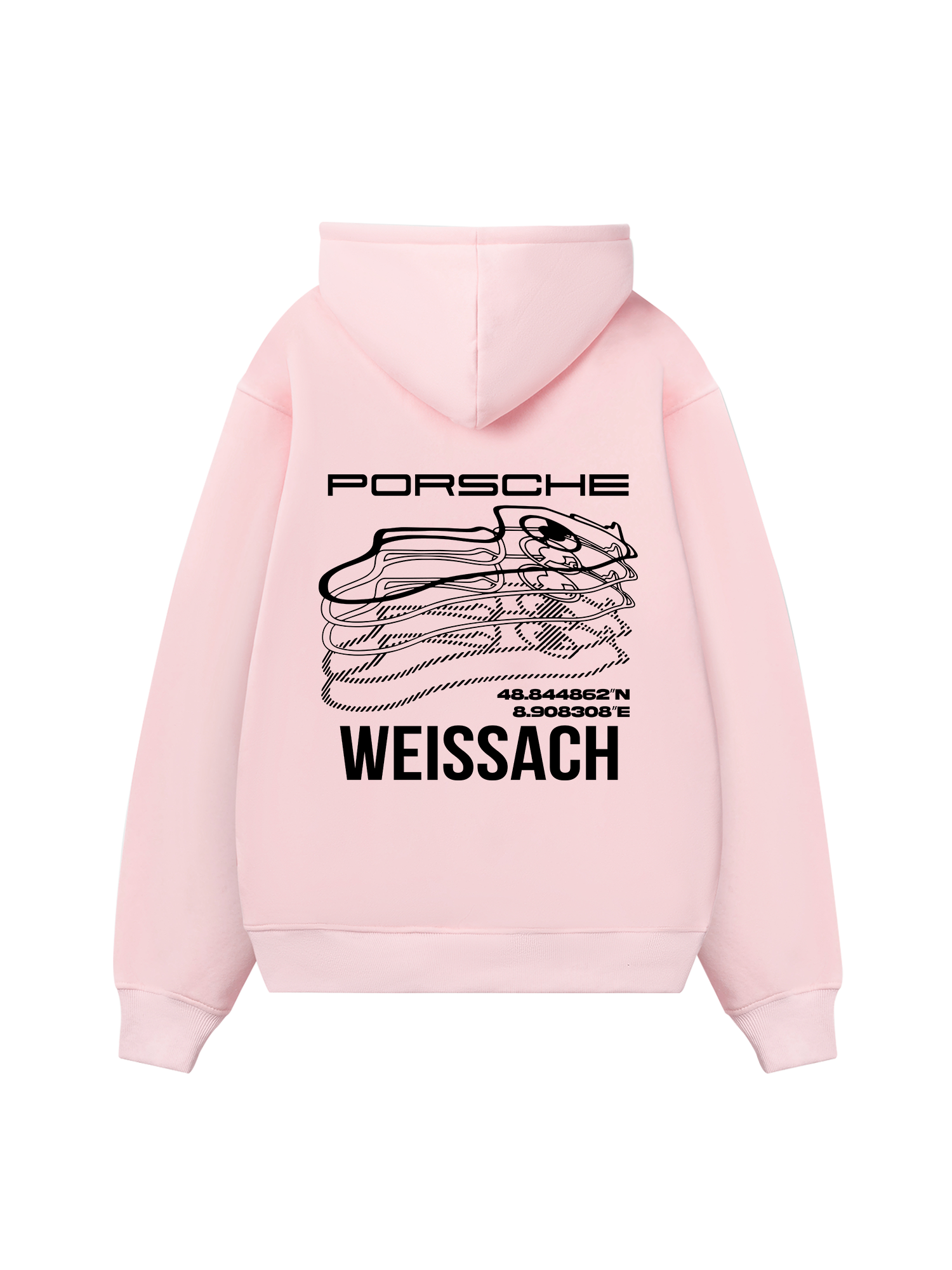 Porsche Weissach Map Hoodie