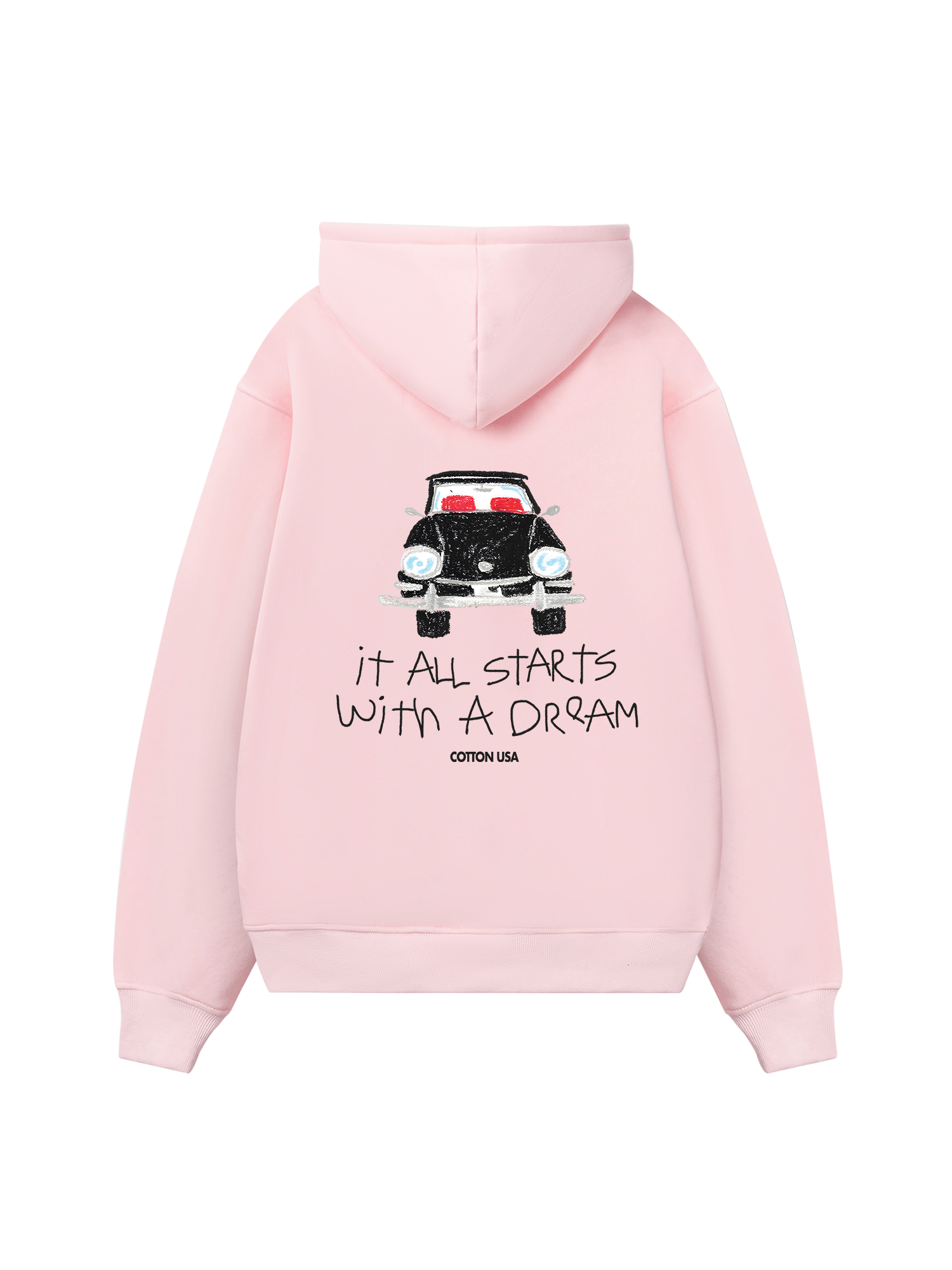 Classic Car Dream Crayon Hoodie