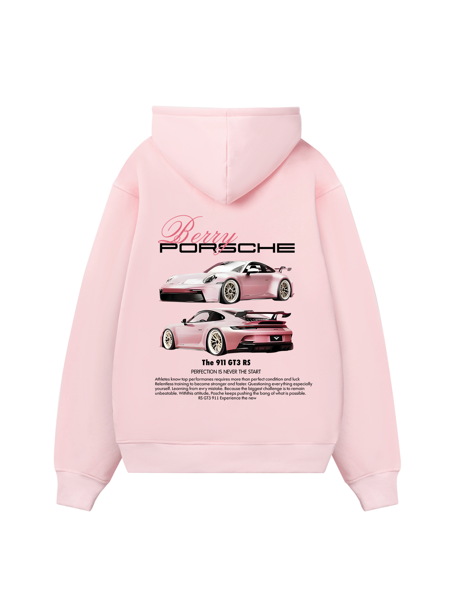 Porsche CAR Berry Porsche Hoodie