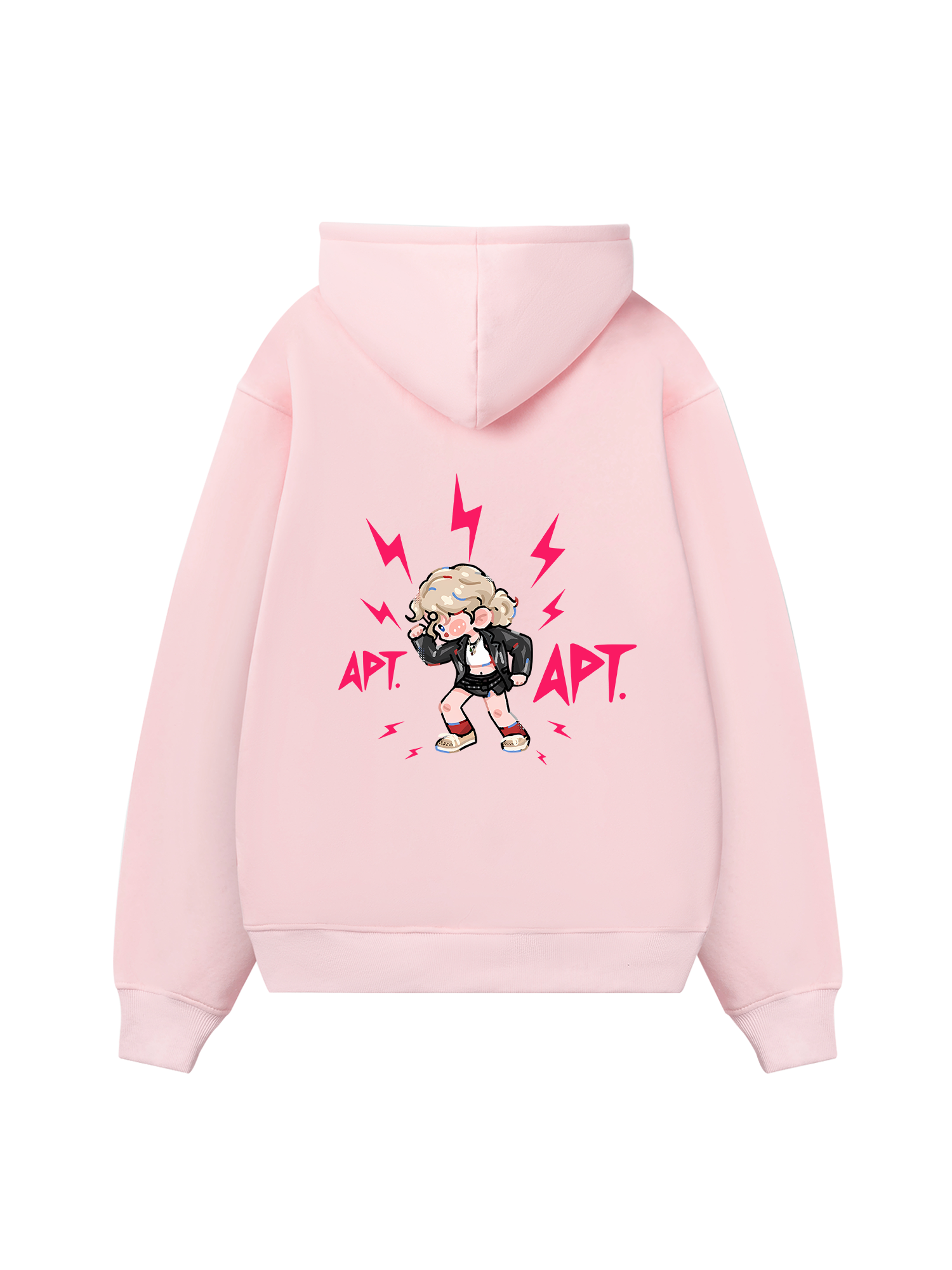 Black Pink Cute APT Hoodie