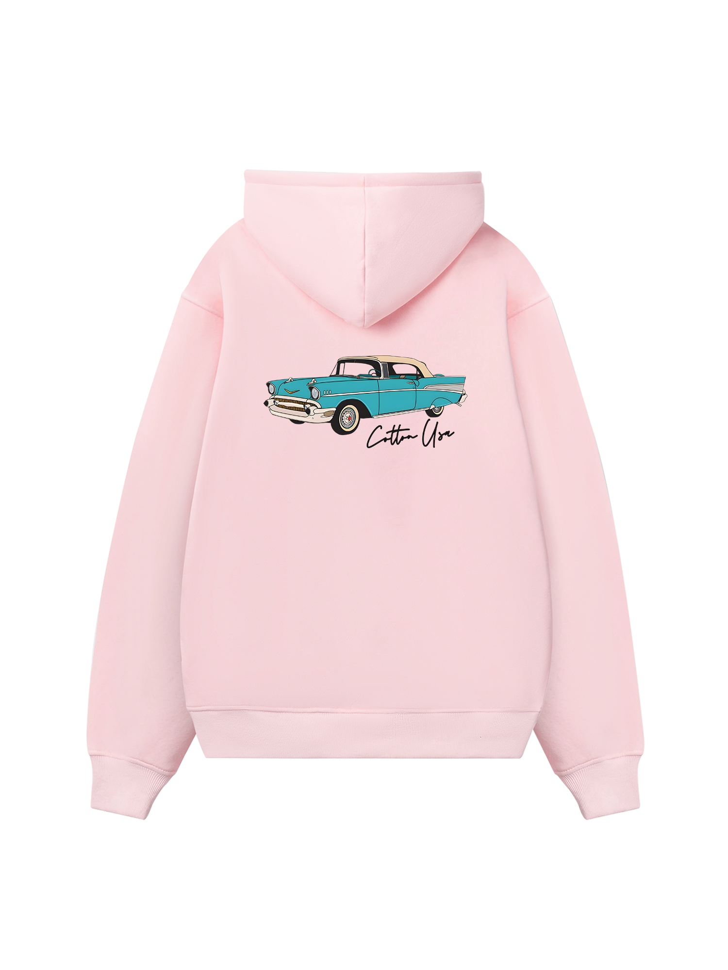 Classic Car Blue Hoodie