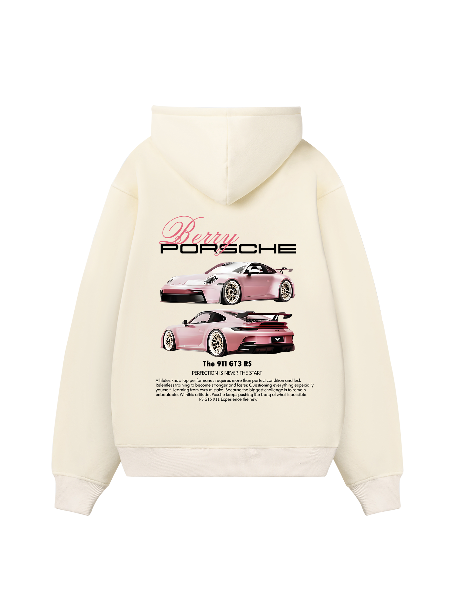 Porsche CAR Berry Porsche Hoodie