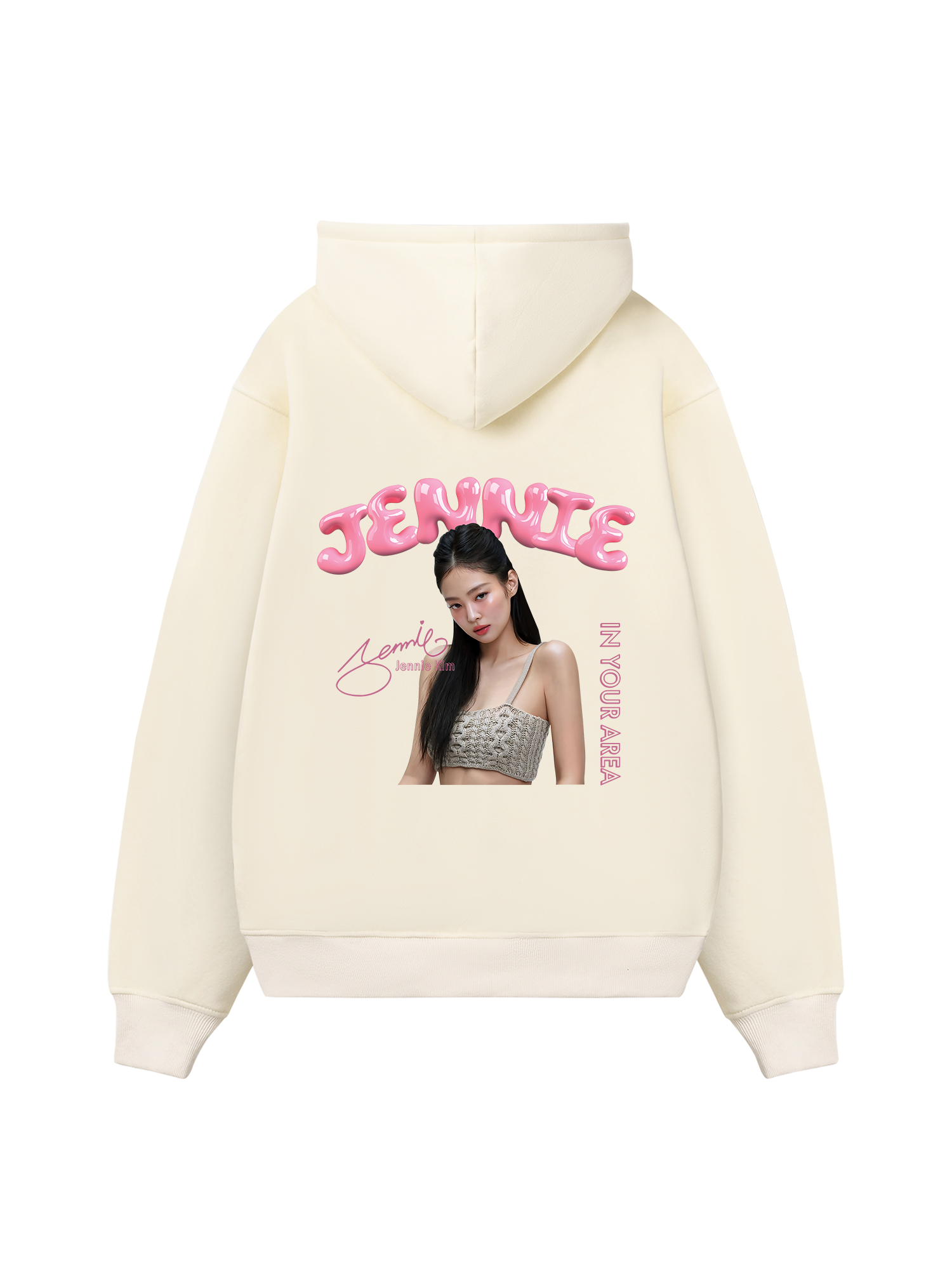Black Pink Jennie In Your Area Hoodie