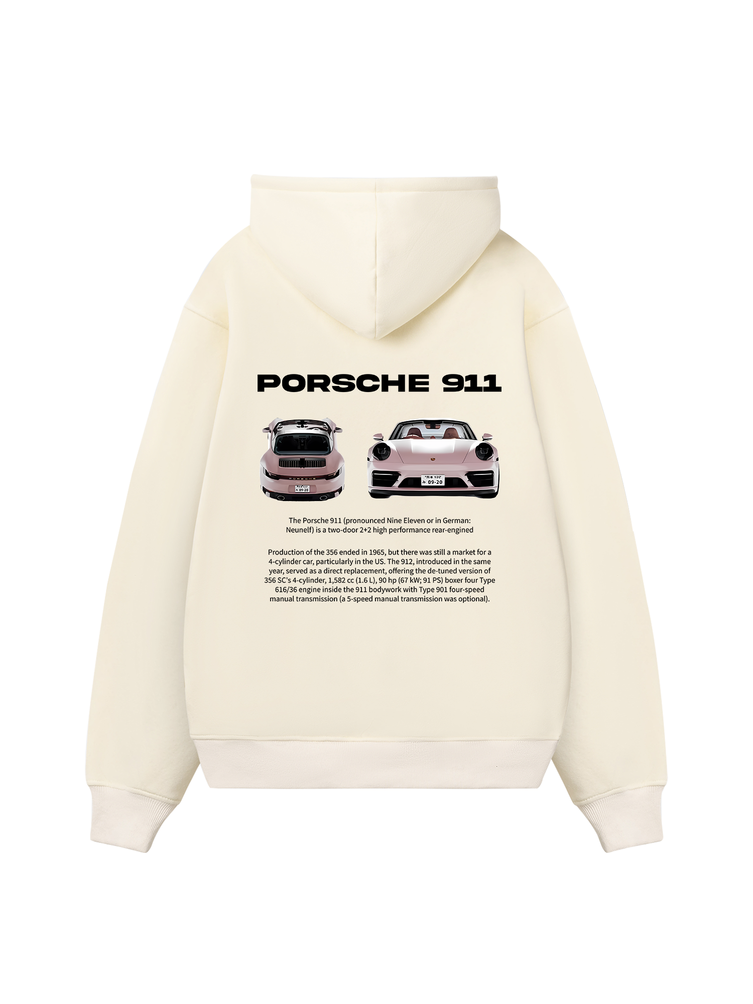 Porsche 911 Pear Pink Hoodie