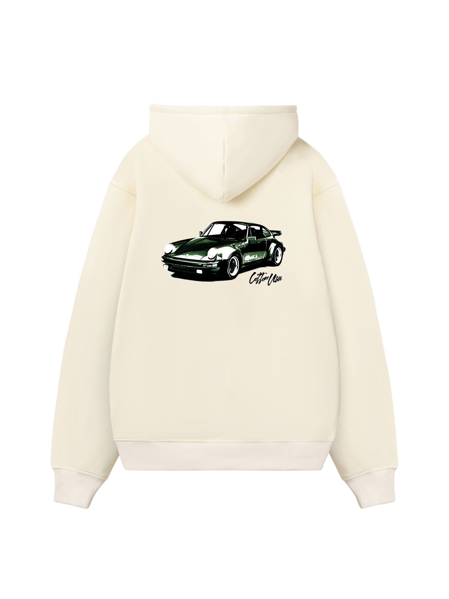 Classic Car Vintage Green Hoodie