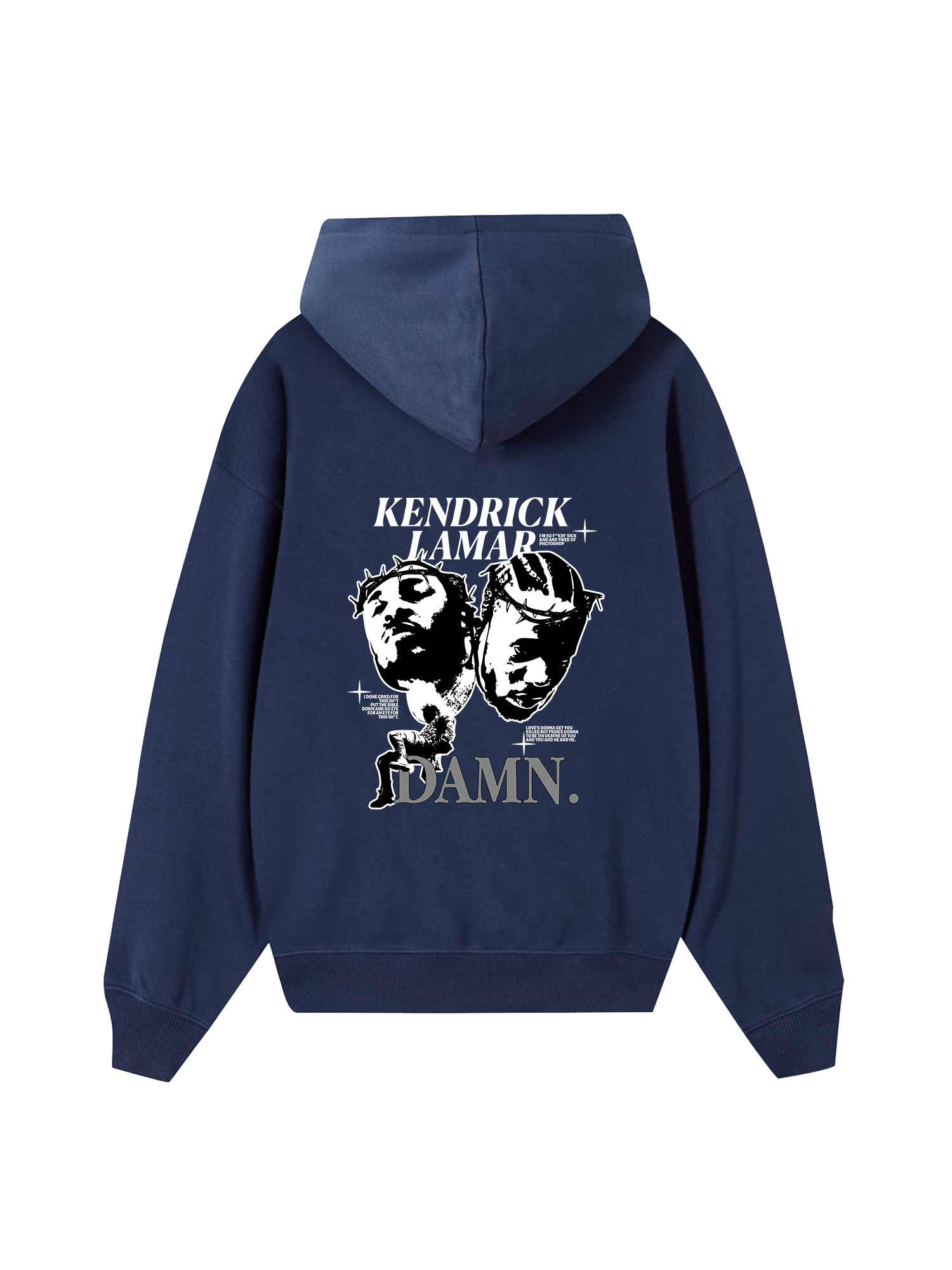 Rapper Kendrick Lamar Damn Hoodie