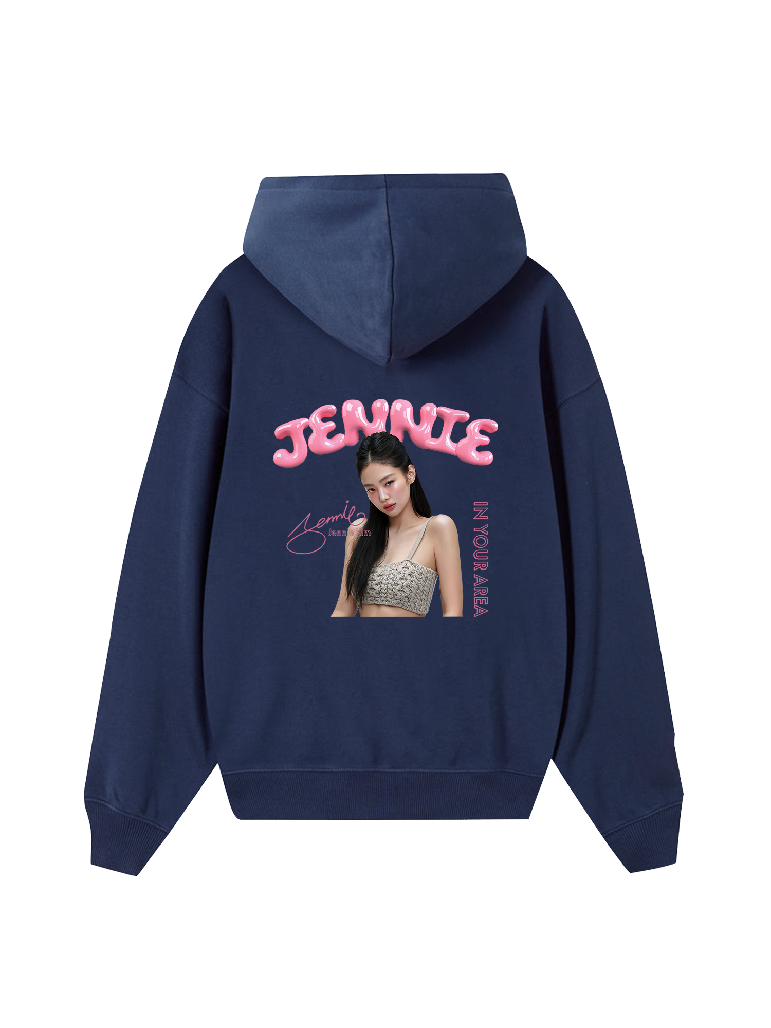 Black Pink Jennie In Your Area Hoodie