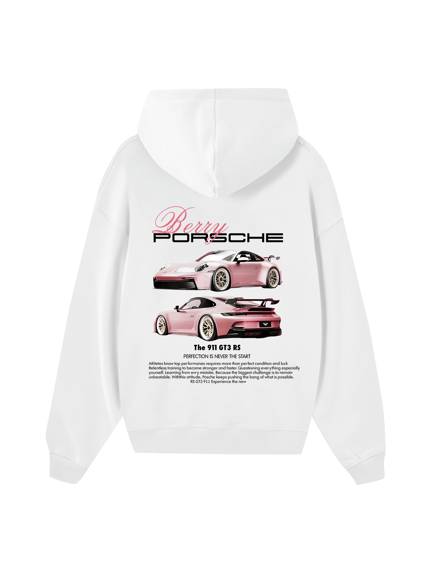 Porsche CAR Berry Porsche Hoodie