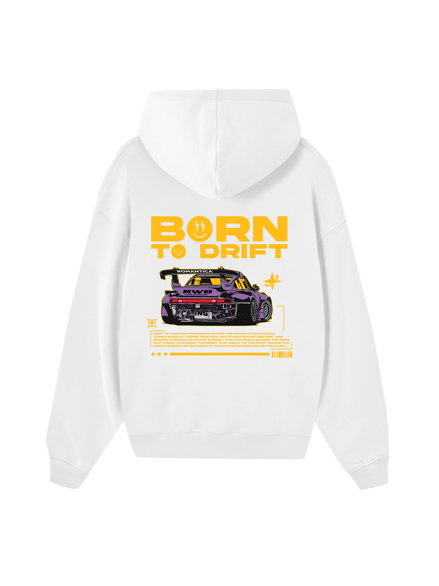 Porsche Born To Drift Hoodie