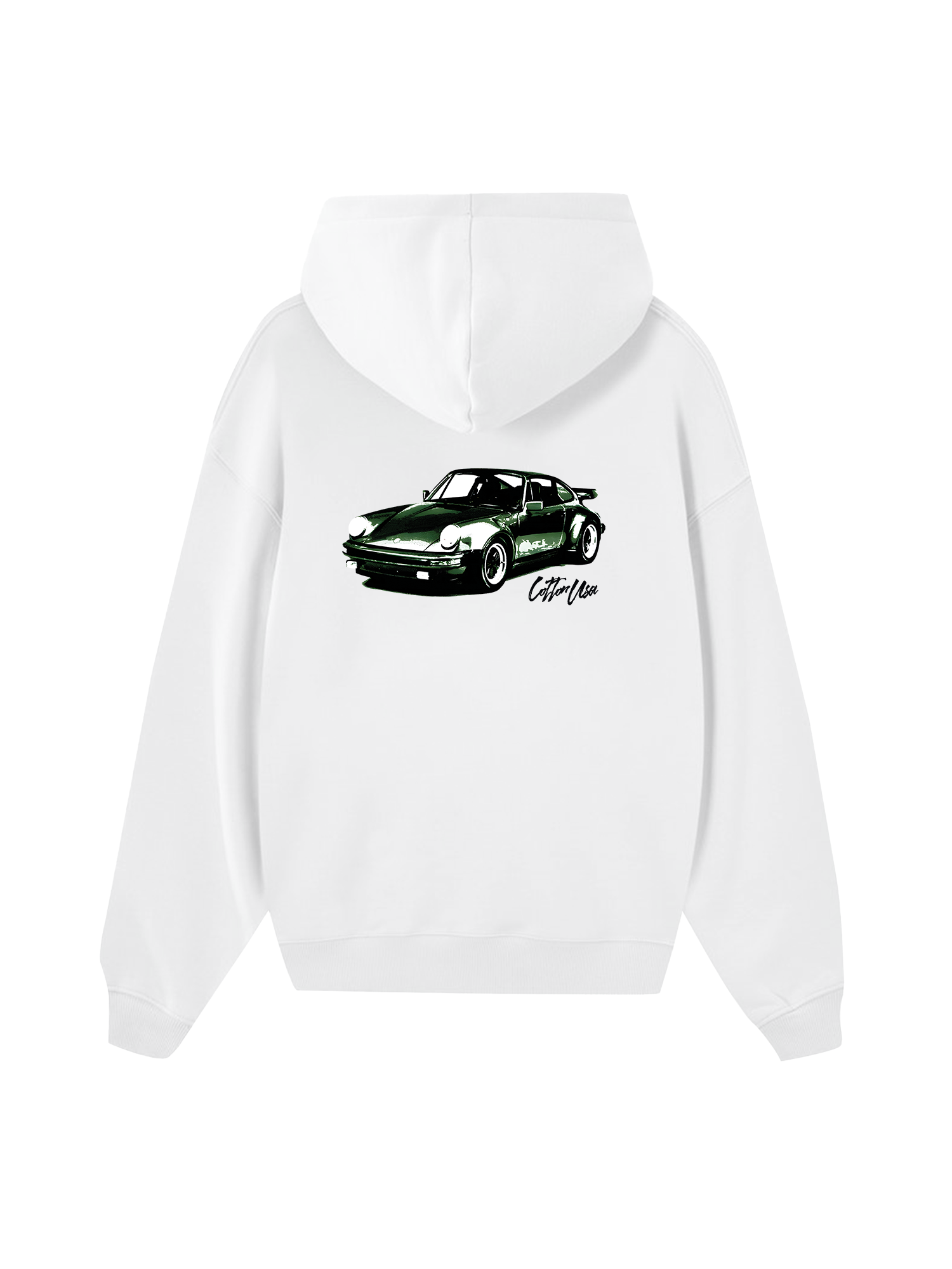 Classic Car Vintage Green Hoodie