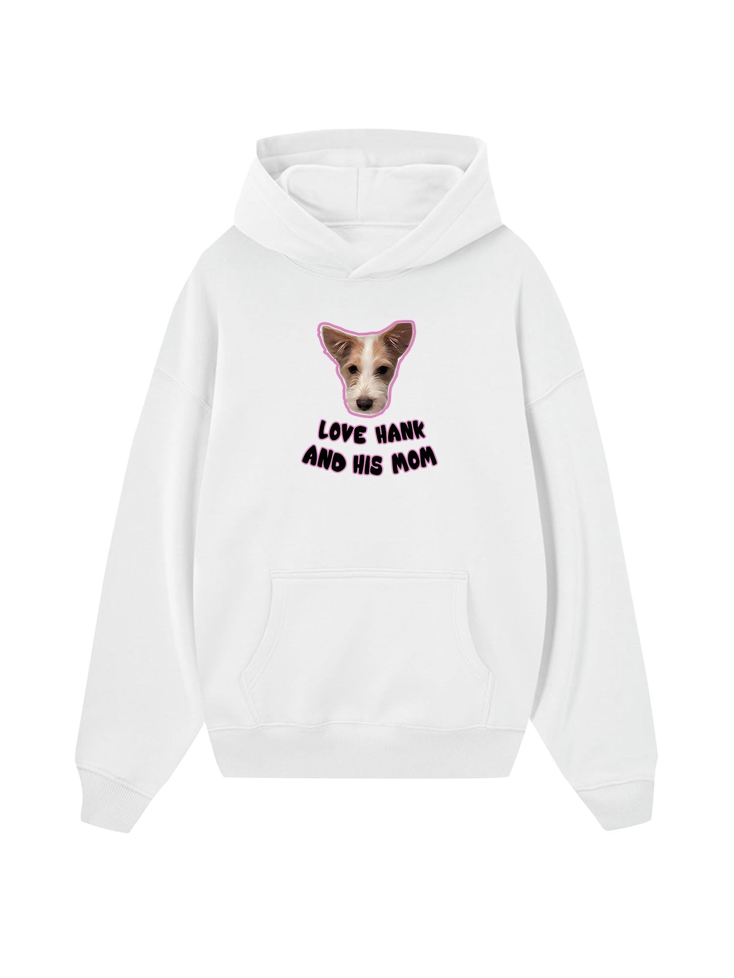 Black Pink Love Hank Hoodie