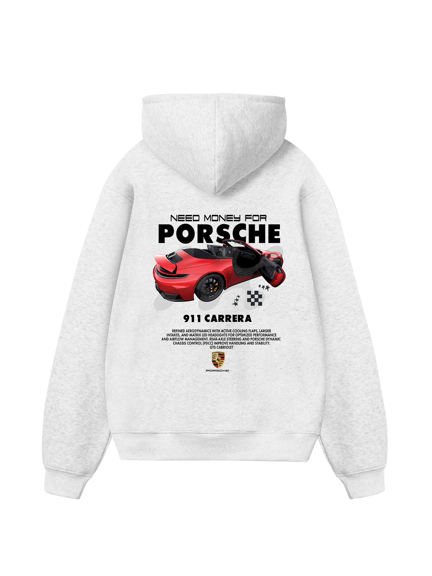 Porsche Red 911 Hoodie