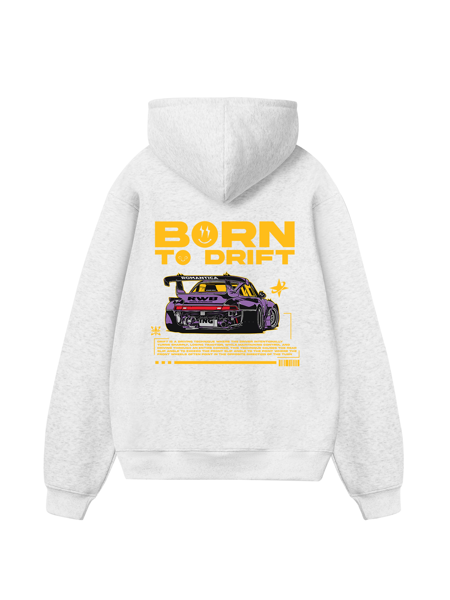 Porsche Born To Drift Hoodie