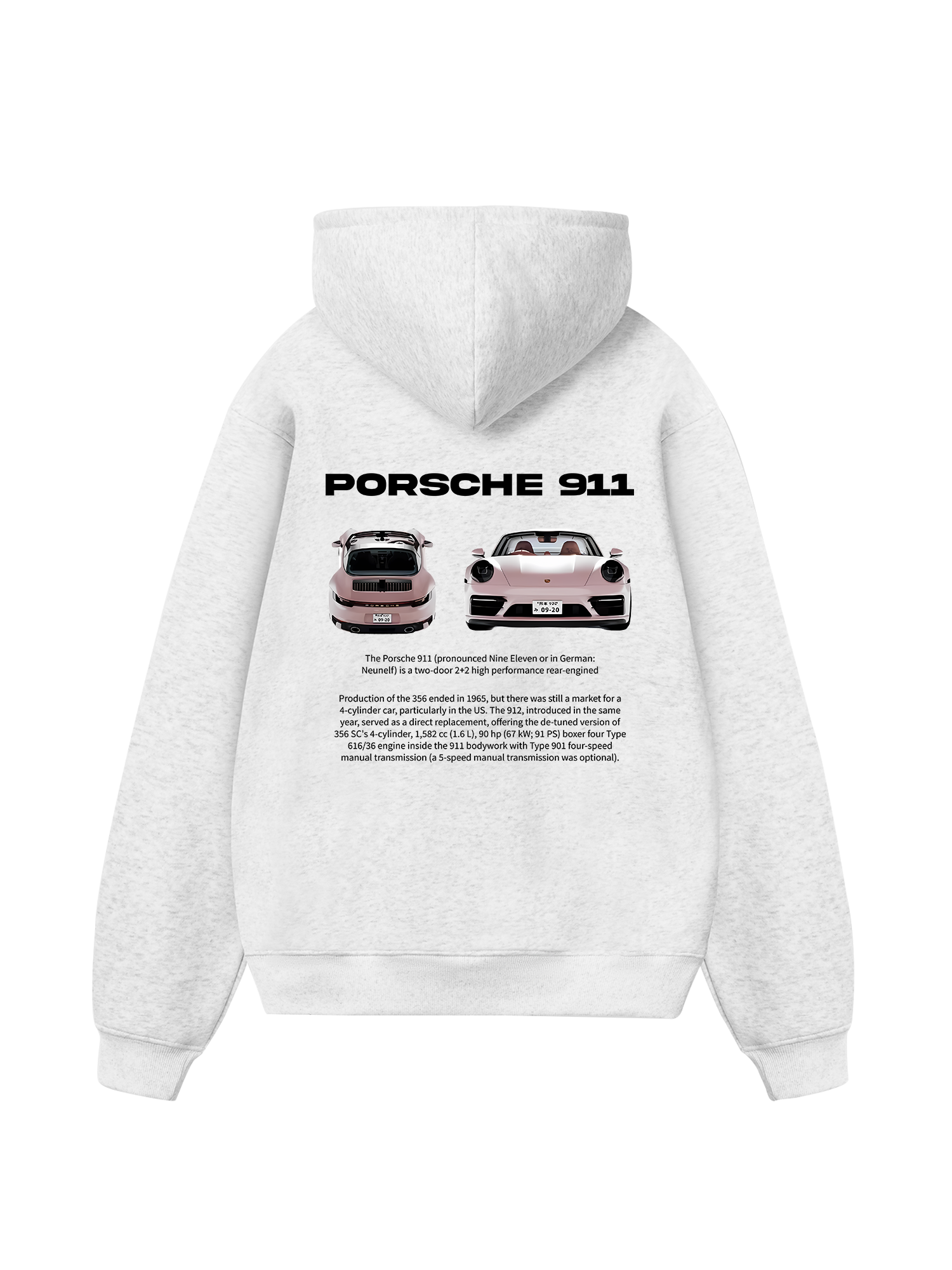 Porsche 911 Pear Pink Hoodie